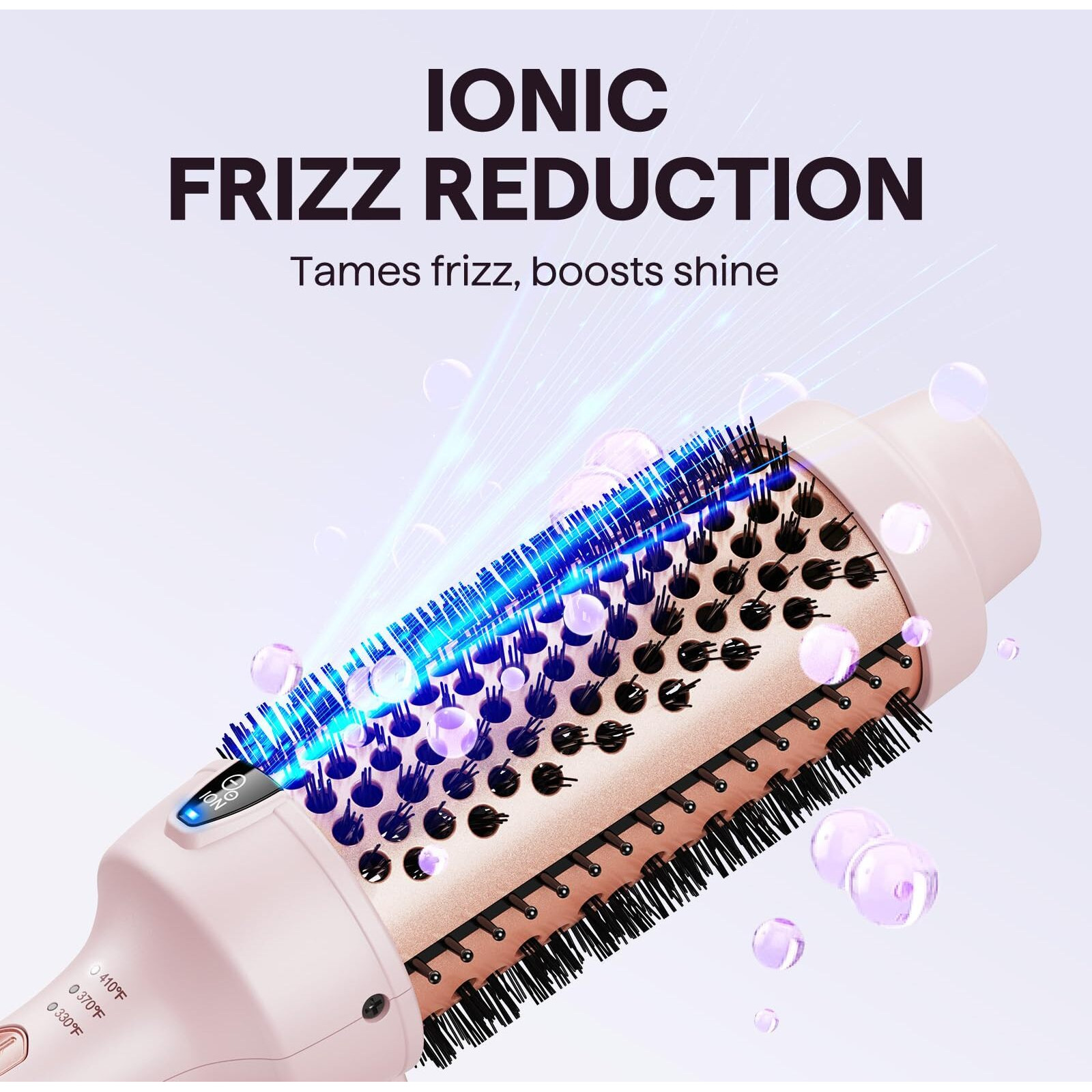 Wavytalk Thermal Brush, Blowout Express 1.7 Inch Blowout Brush, Negative Ion Technology For Creating Smooth Relax Blowouts, Give The Hair Body And Shine, Millennial Pink