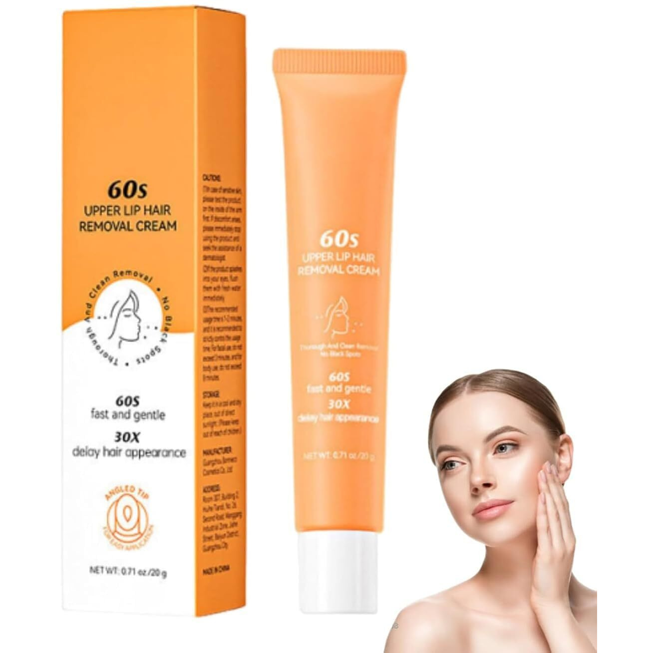 Hair Removal Cream For Women,2025 New Gentle Facial Hair Removal Cream,Painless Hairs Removers For Body Face Lips