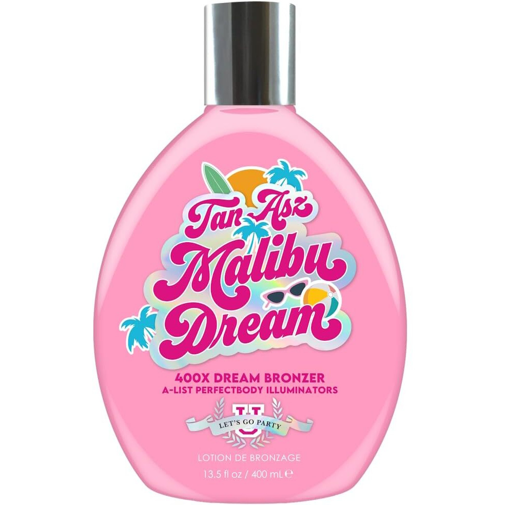 Malibu Dream 400X Dream Bronzer Tanning Lotion 13.5 Oz - Ultra Dark Bronzing Formula With Skin Hydrating Extracts For Deep, Lasting Color And Silky Smooth Skin
