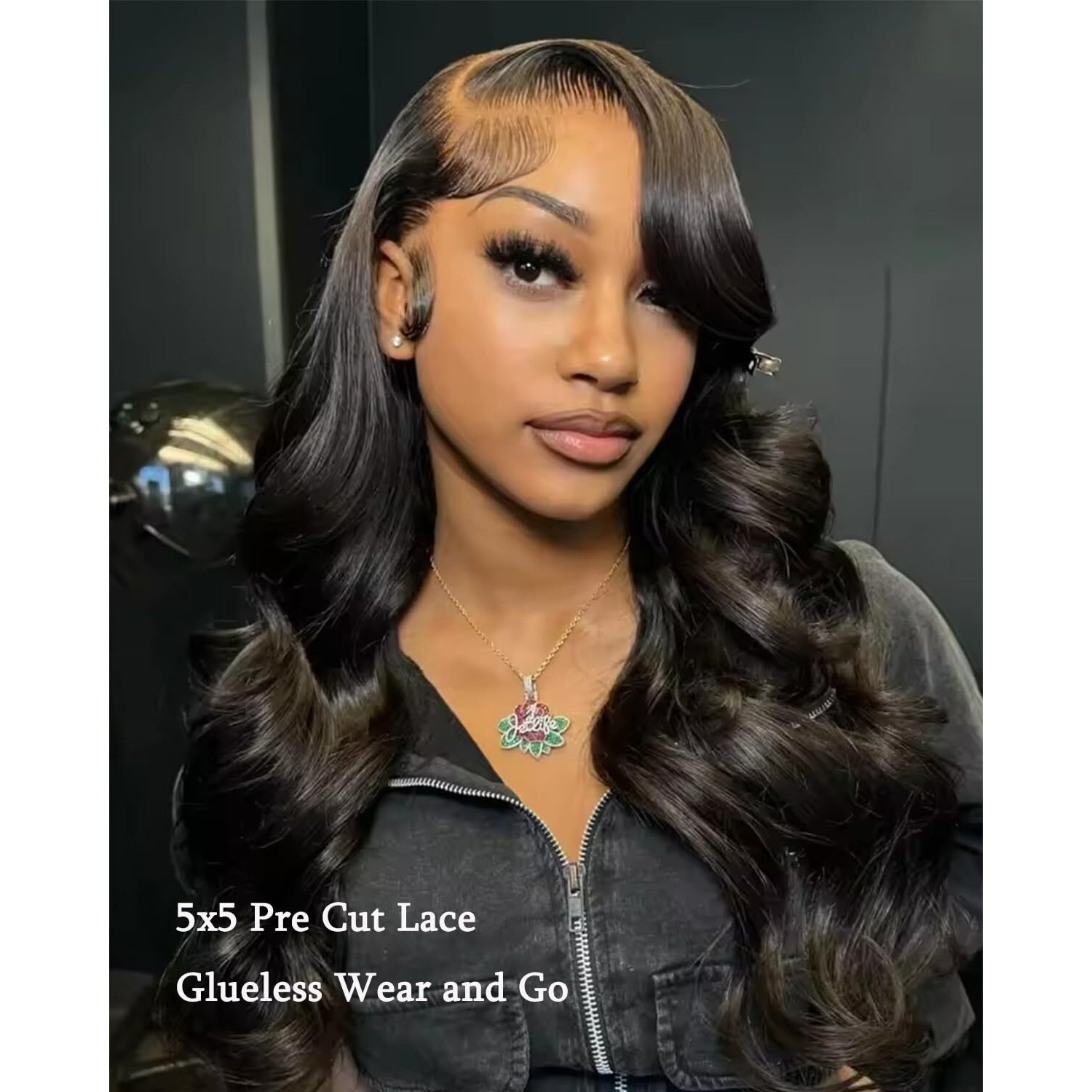 Twigoal Glueless Wigs Human Hair Pre Plucked Pre Cut Body Wave 5X5 Hd Lace Closure Wigs Human Hair Body Wave Lace Front Wigs Wear And Go Glueless Wigs For Beginners 32Inch