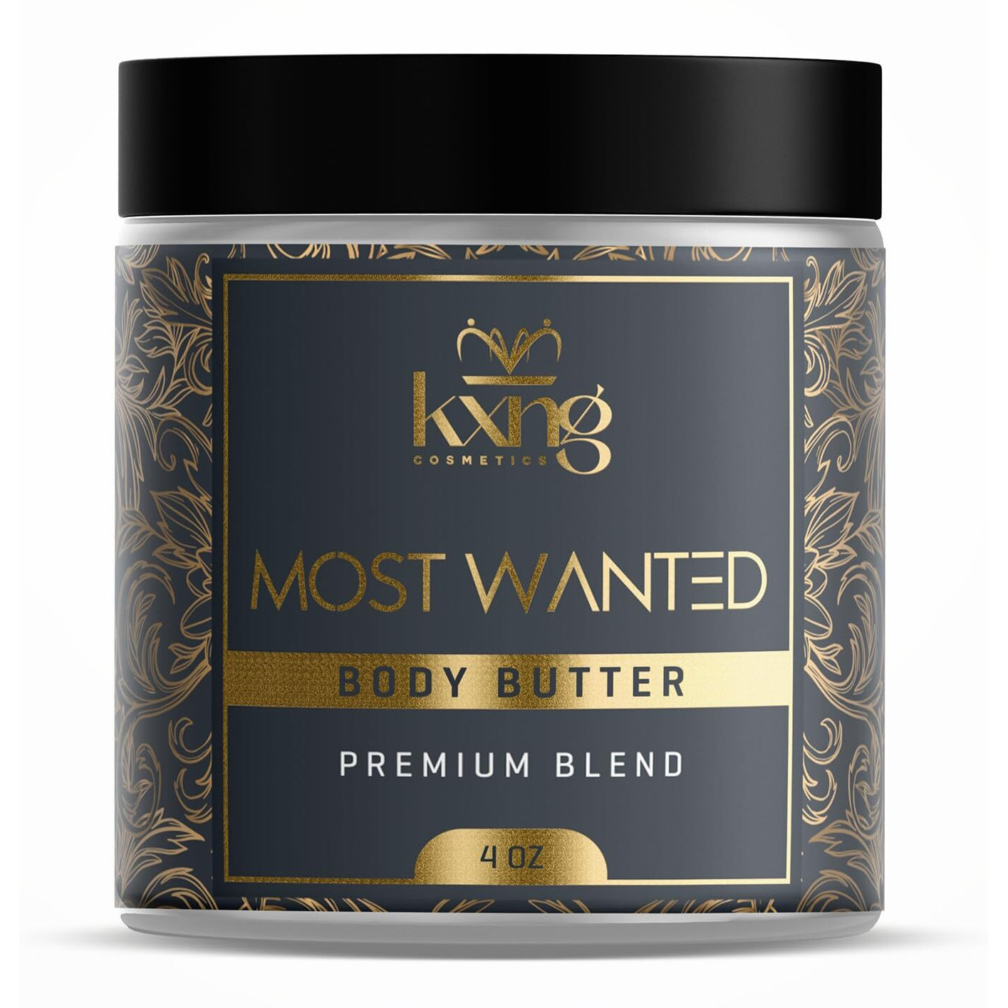 Kxng Cosmetics, Body Butter, Organic Skin Care For Men And Women, Body Moisturizer Lotions And Creams, Raw Shea Butter, Cocoa Butter, Mango, Coconut Oil, Hand, Foot, All Skin Types (Most Wanted)