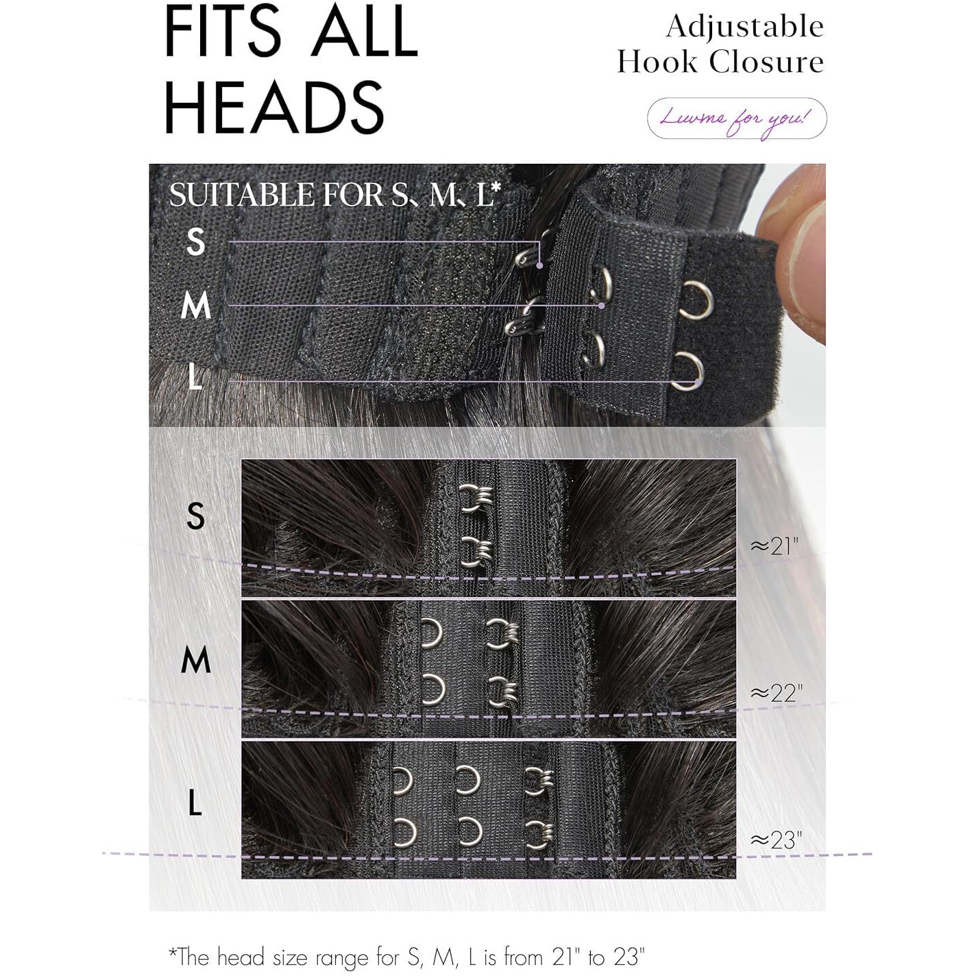 Luvme Hair All-Day Comfort 100% Human Hair Loose Body Wave 5X5 Lace Front Wig Glueless Wigs Human Hair Pre Plucked Pre Cut Long Black Wig Lace Closure Wigs Frontal Wigs