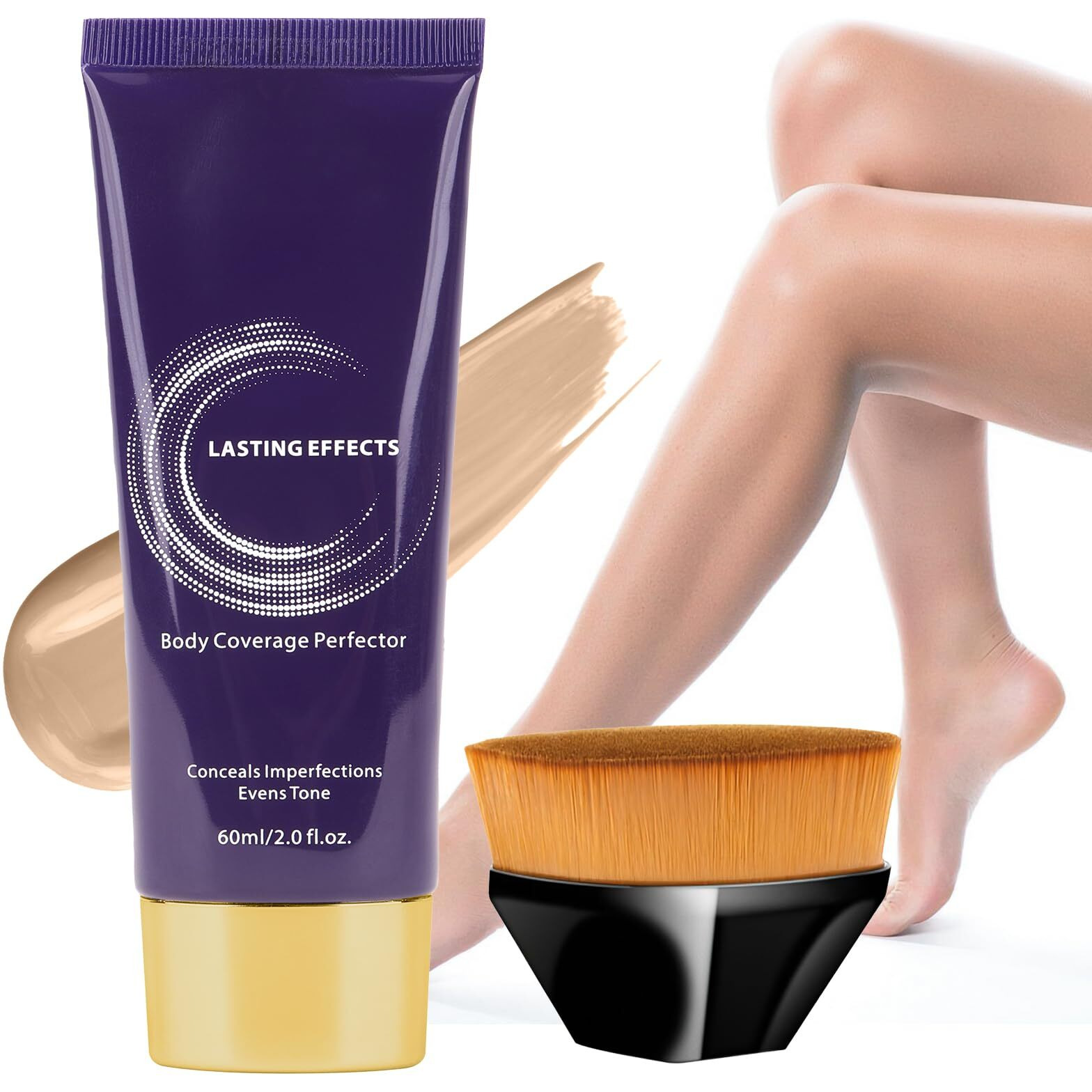 Hywestger Leg Makeup Is Waterproof And Does Not Transfer, Blurring Leg And Body Scars, And Skin Concealer. Perfect Body Coverage, Easy To Apply, Radiant And Lasting Skin-Friendly Effect.