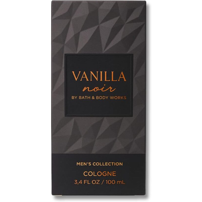 Bath & Body Works Vanilla Noir Cologne Mens Collection 3.4 Fl Oz