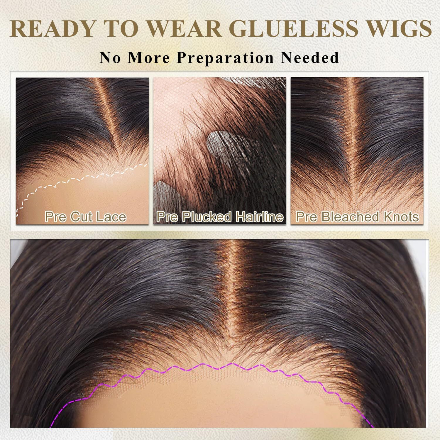 Litmisr Bob Wig Human Hair 220% Density Wear And Go Glueless Wigs Human Hair Pre Cut 9X6 Clourse Body Wave Lace Front Wigs Human Hair 16 Inch Short Black Bob Wig For Women