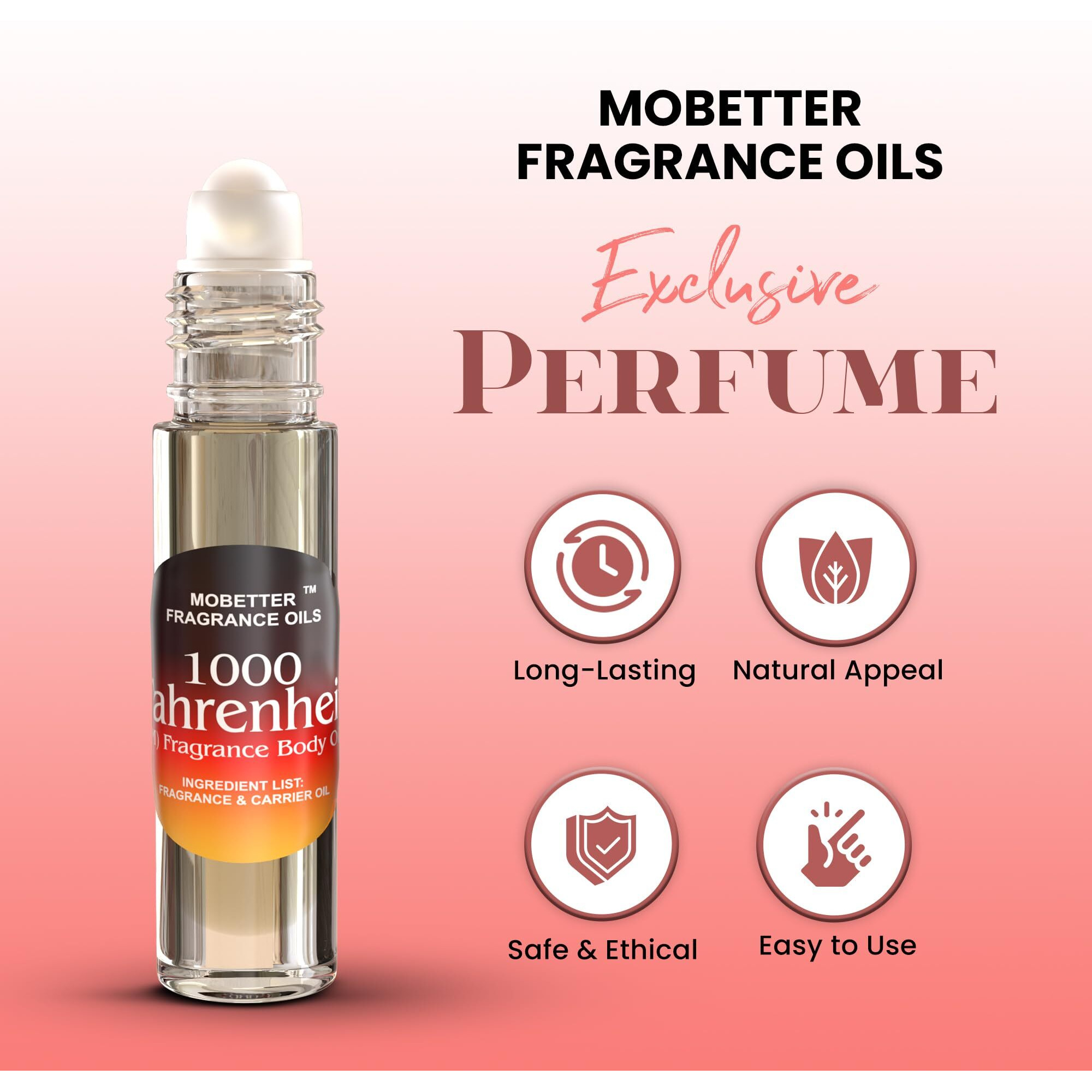 Mobetter Fragrance Oils 1000 Fahrenheit Men Fragrance Body Oil
