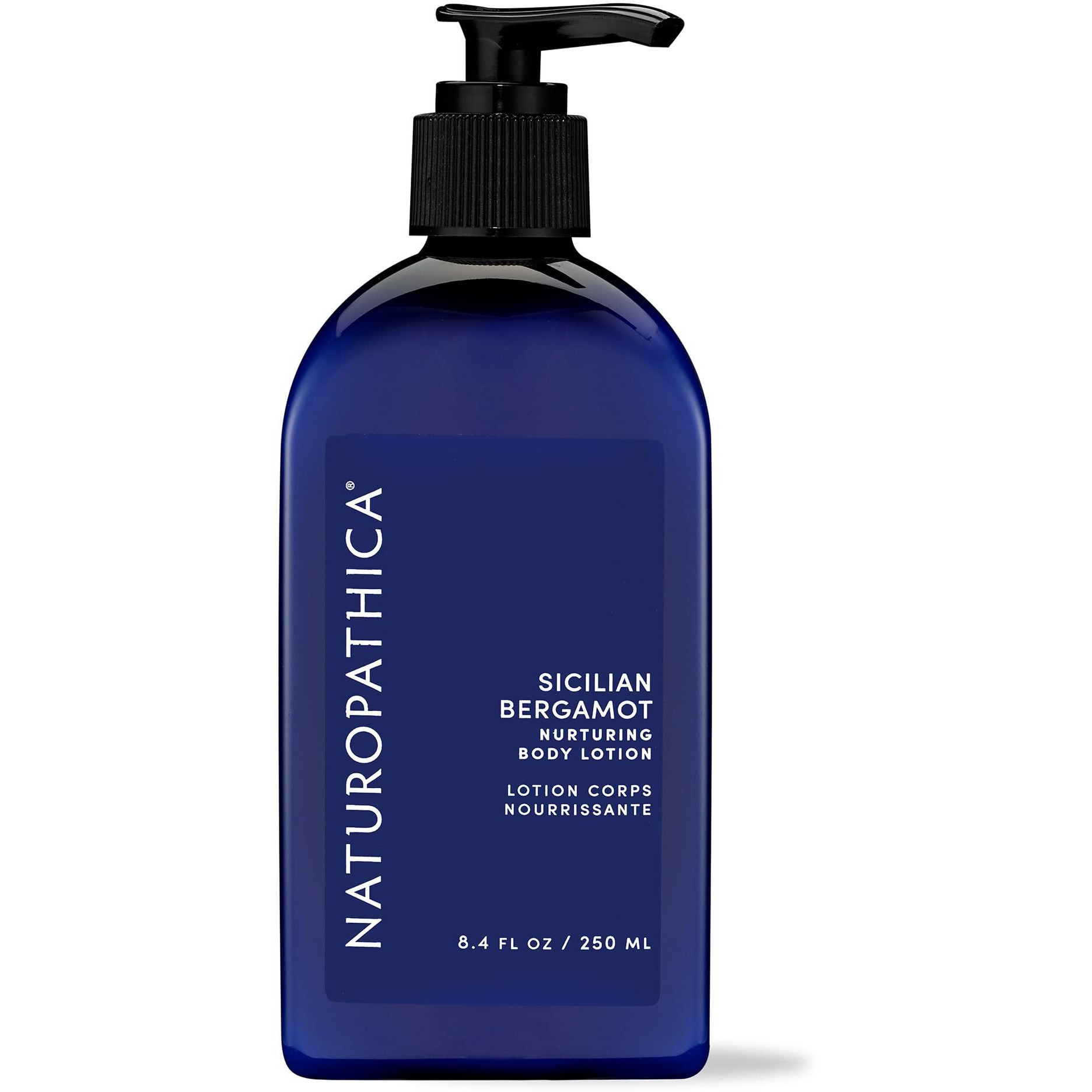 Naturopathica Sicilian Bergamot Hand & Body Lotion, Daily Body Moisturizer With Citrus And Aloe Vera, Body Lotion For Dry Skin, 8.4 Fl Oz (250 Ml)