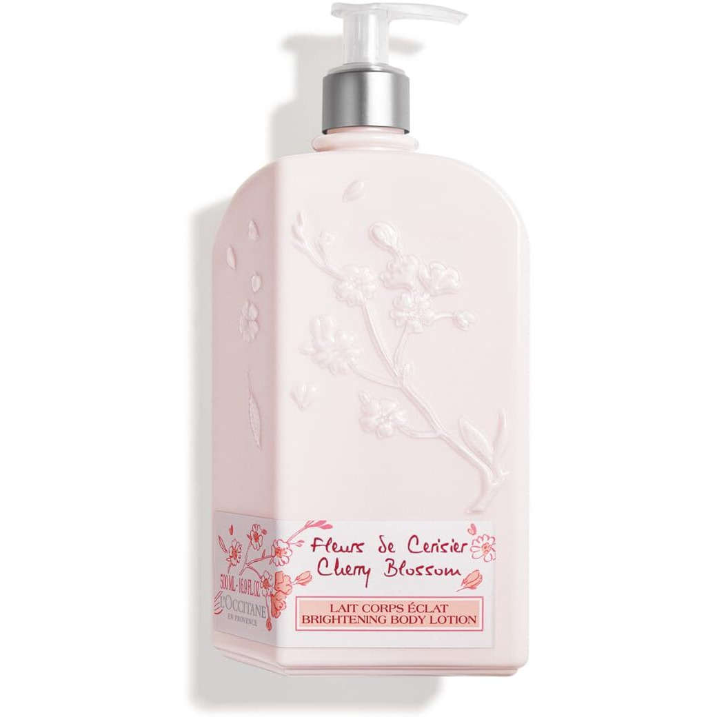 L'Occitane Cherry Blossom Shimmering Lotion 500Ml 16.90 Fl. Oz