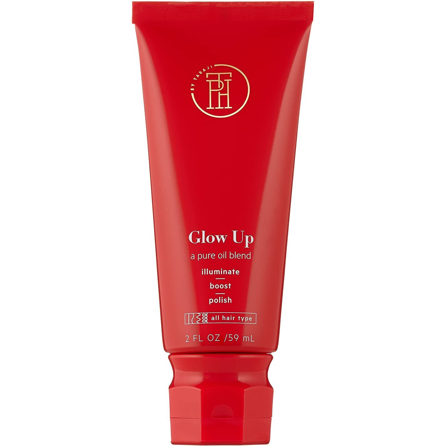 Tph By Taraji Hair Oil Blend For Hair & Dry Scalp With Avocado, Argan & Jojoba Oil, 2 Fl Oz - Glow Up Scalp, Smoothing Body Oil & Hair Gloss For Coily, Curly Hair - Vegan Formula For Women & Men