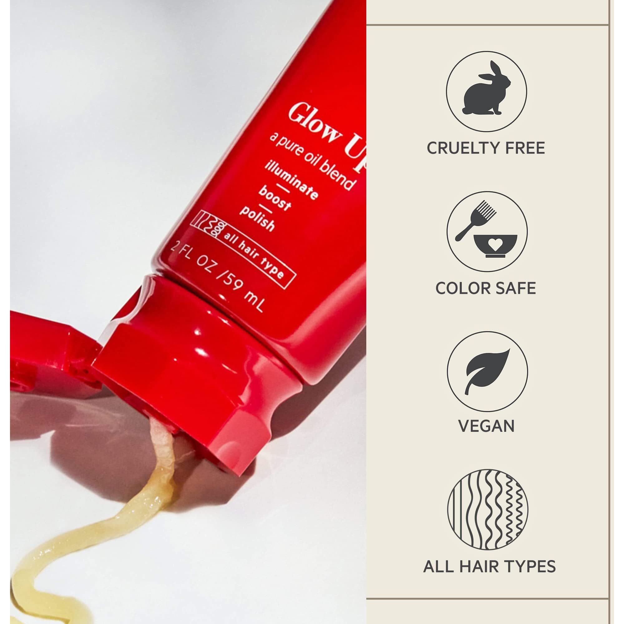 Tph By Taraji Hair Oil Blend For Hair & Dry Scalp With Avocado, Argan & Jojoba Oil, 2 Fl Oz - Glow Up Scalp, Smoothing Body Oil & Hair Gloss For Coily, Curly Hair - Vegan Formula For Women & Men