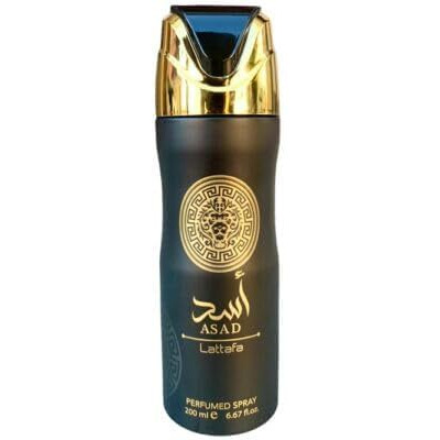 Asad Lattafa Perfumed Spray 200Ml (6.67 Fl Oz) Body Deo Spray For Men Arabian Fragrance Lasting