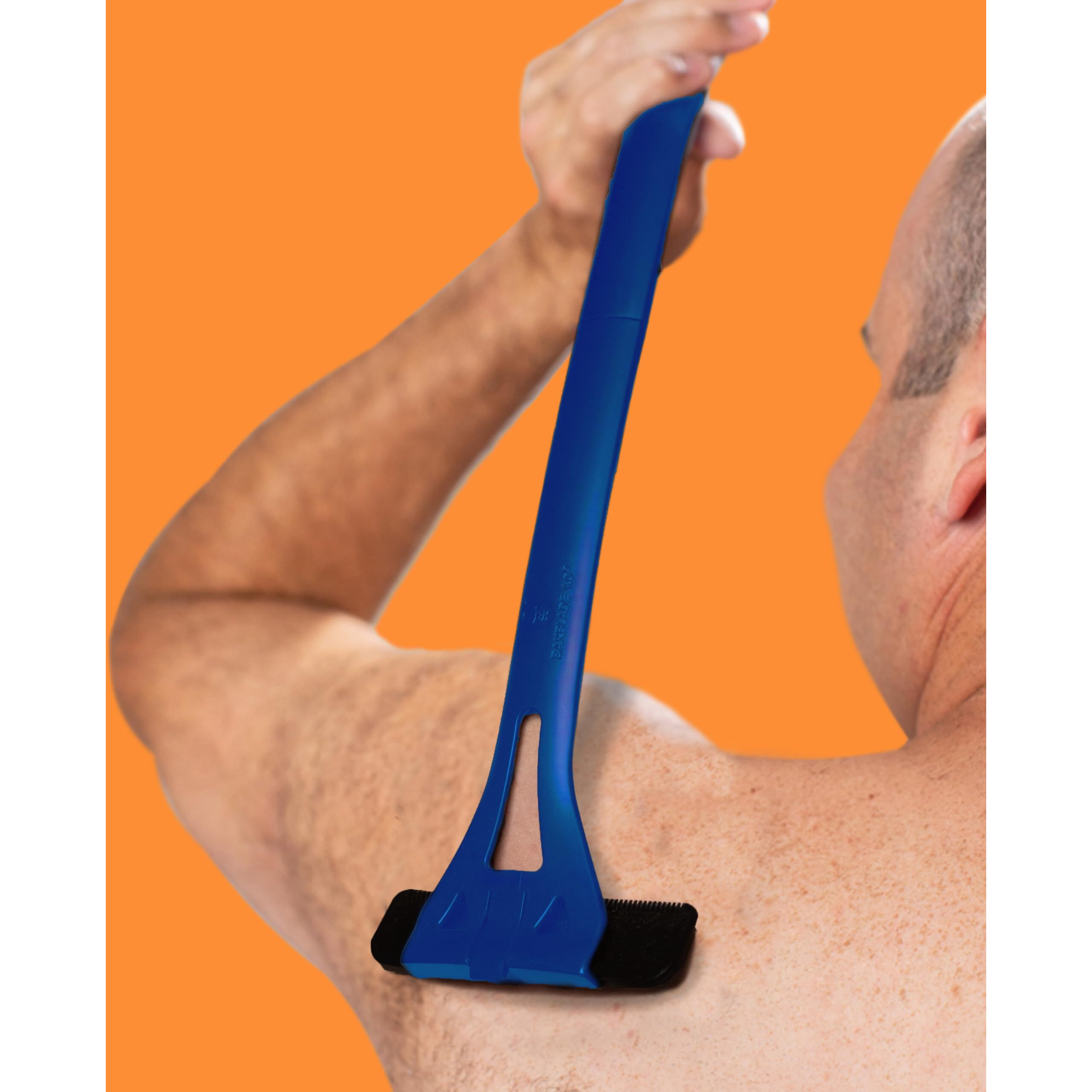 Bakblade 1.0 Back Shavers Men, Hair Removal Body Shaver (Diy) - Extra-Long Handle Trimmer, Wet Dry Shave