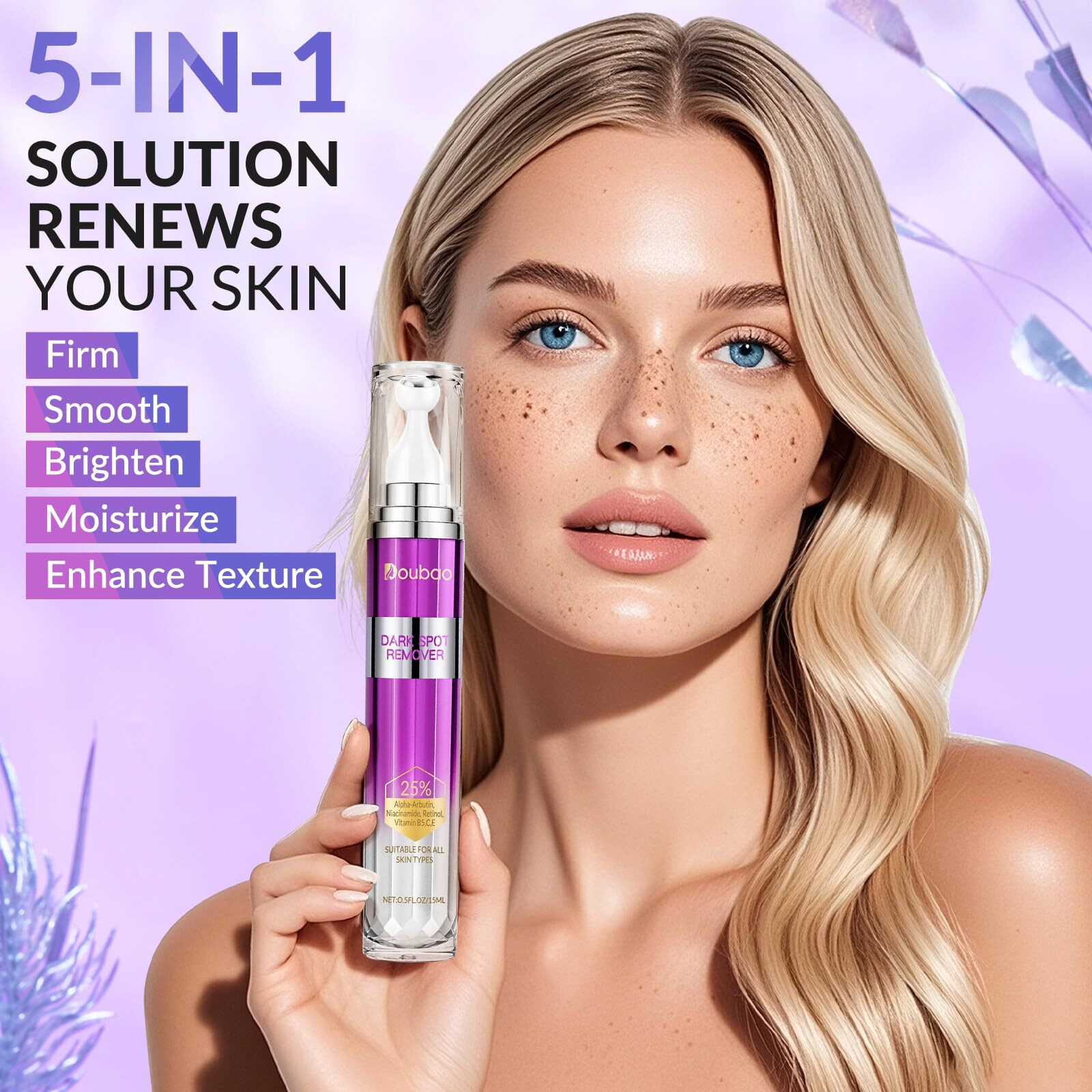 Dark Spot Remover For Face And Body, Dark Spot Corrector For Melasma, Age Spots, Sun Spots And Acne Scars, Dark Spot Correcting Glow Serum With Retinol And Licorice Extract, 0.5 Fl Oz