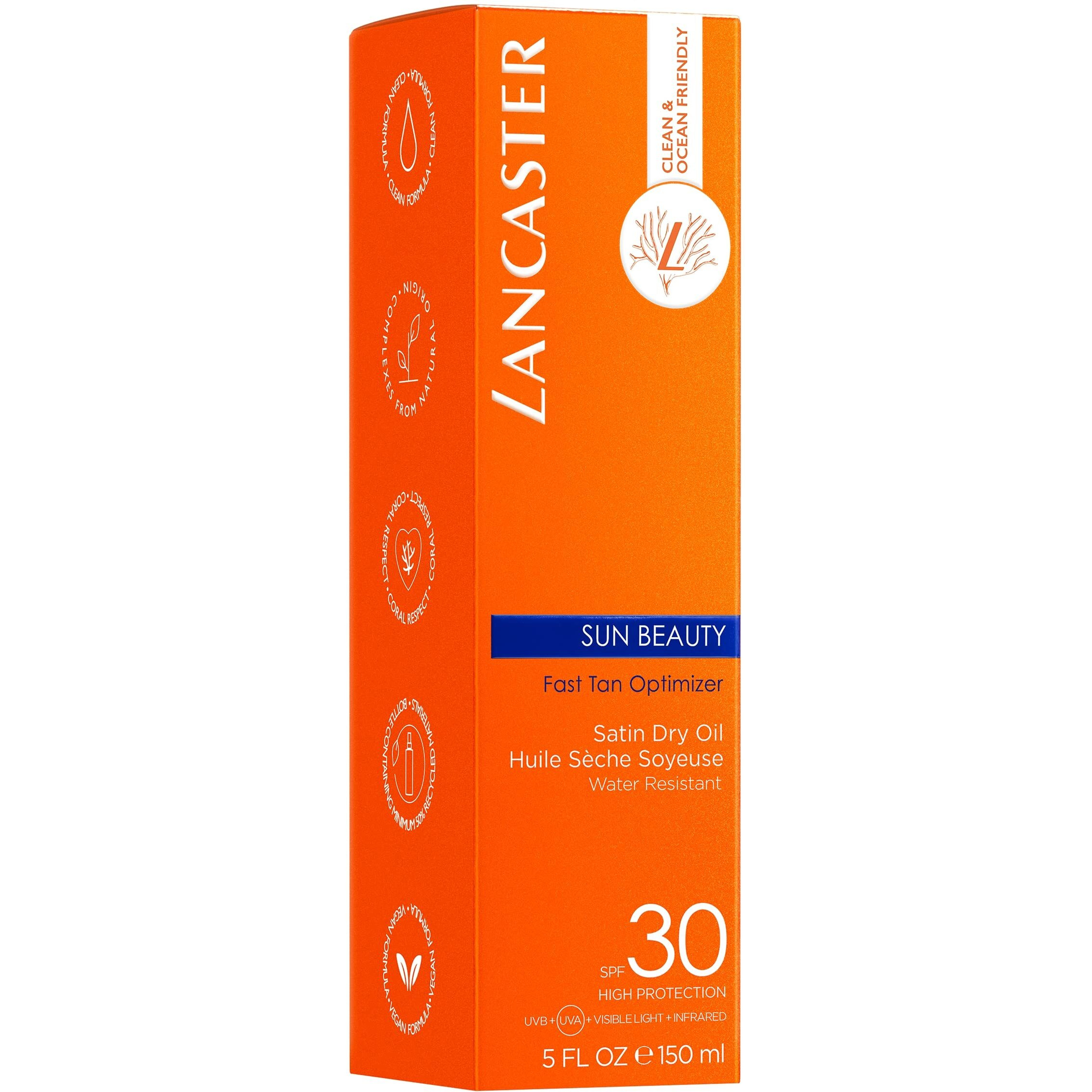 Lancaster Sun Beauty Satin Sheen Oil Fast Tan Optimizer Spf 30, Suncare & Bronzers Body, 5 Fl Oz