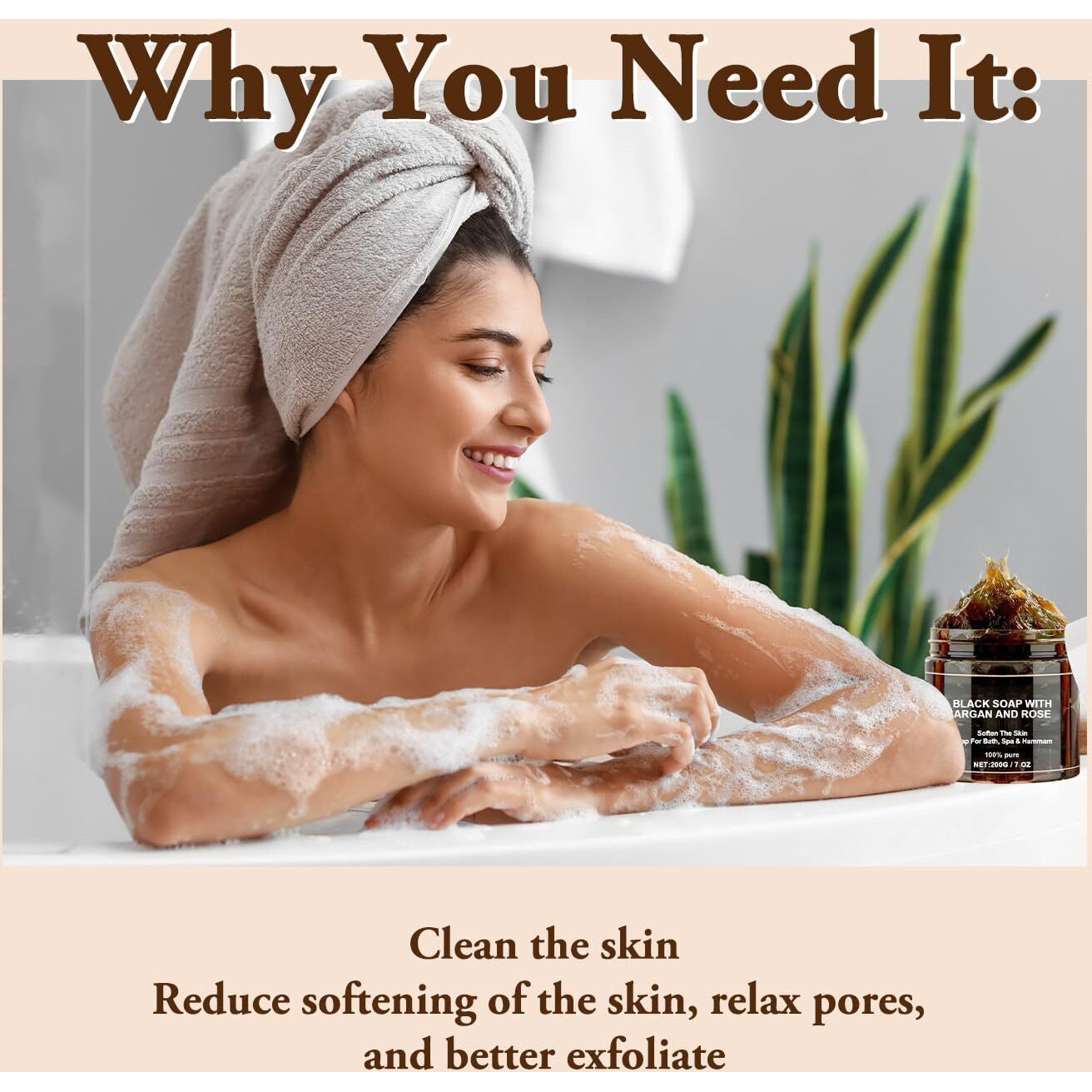 Morocco Black Soap With Argan And Rose, Zawina Morocco Black Beldi Soaps, Blacks Soap Bar Exfoliating Soaps, Zawina Moroccan Blacksoap Hammam, Moroccos Body Scrub With Exfoliating Glove (1)