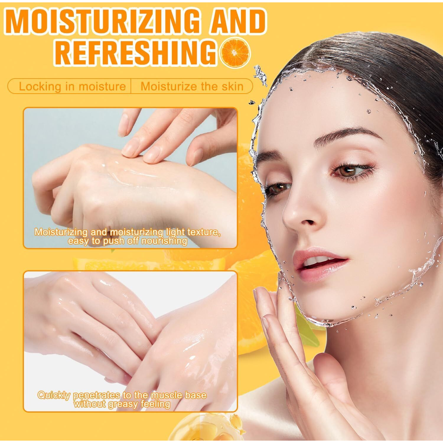 Vc Toner Refreshing Hydrating Rejuvenating Wet Compress Moisturizing Water Lotion 300Ml