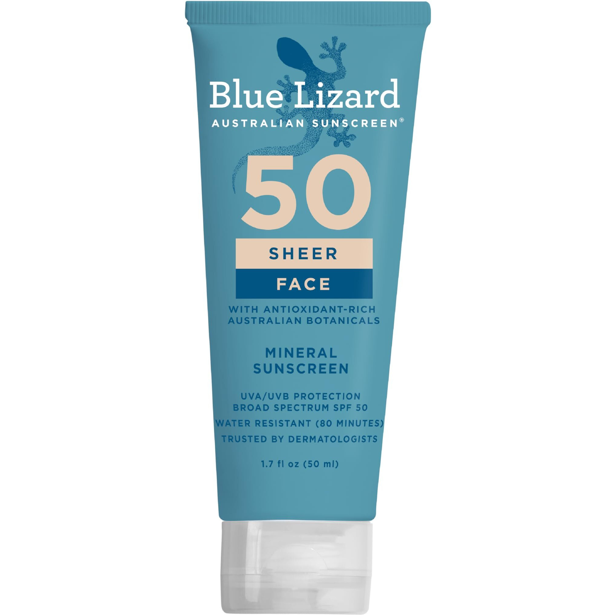 Blue Lizard Sheer Face Lotion - Spf 50+, 1.7 Oz