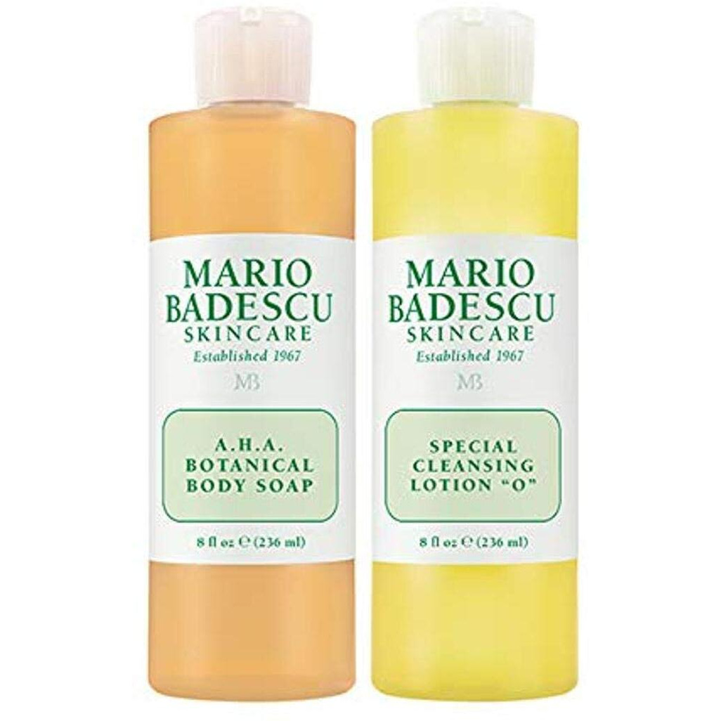 Mario Badescu Body Breakout Kit For Chest, Back And Shoulders, Includes A.H.A. Botanical Soap And Special Cleansing Lotion "&quotO"" Body Toner, Ideal For Combination Or Oily Skin, 2 Ct.