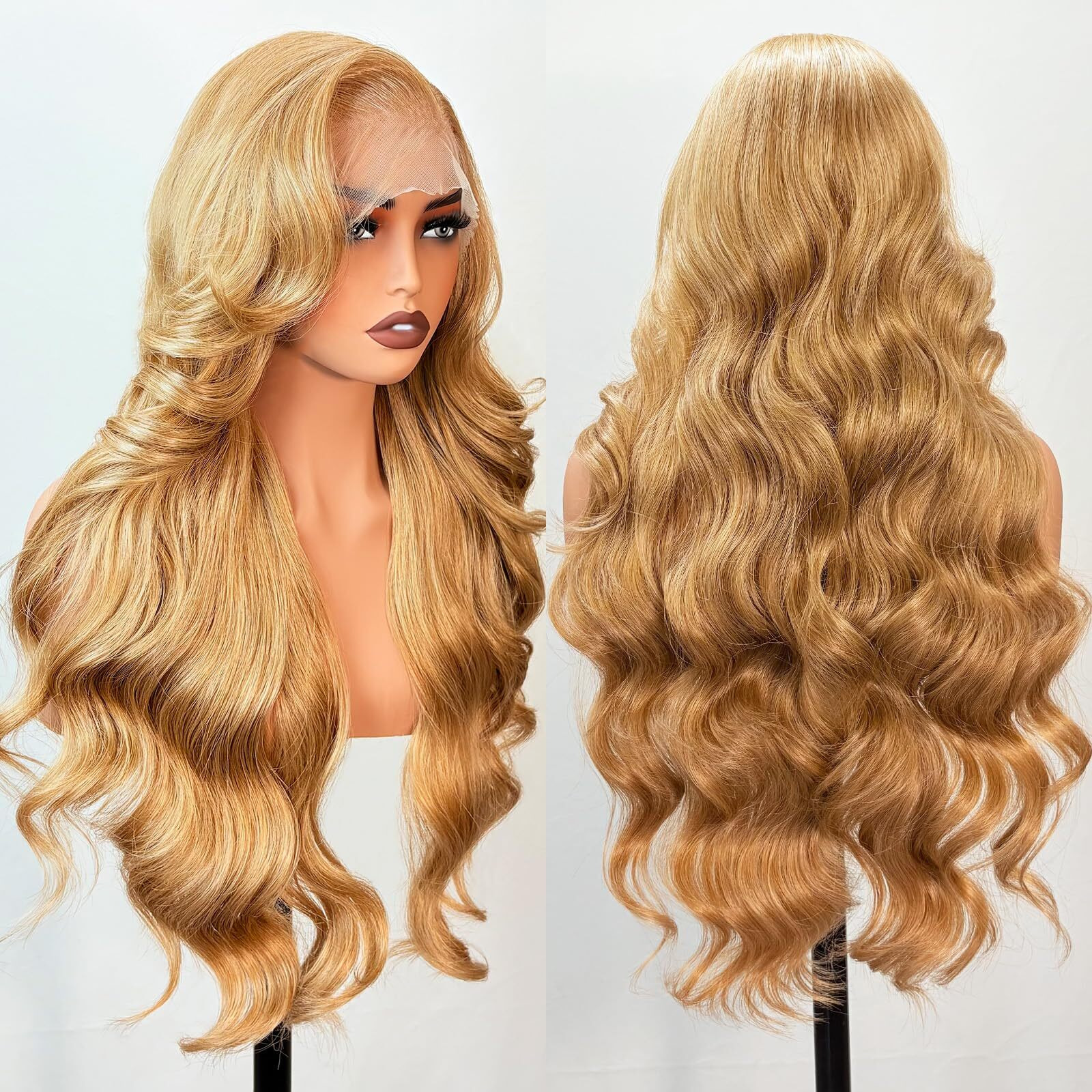 Ugorgeous Natural Hairline Hd Lace Front Wigs For White Women Black Women 26 Inch - Pre Plucked Body Wave Synthetic Wig Malibu Glueless 13  6 Pre Layered Wig With Tiny Knots Wear And Go