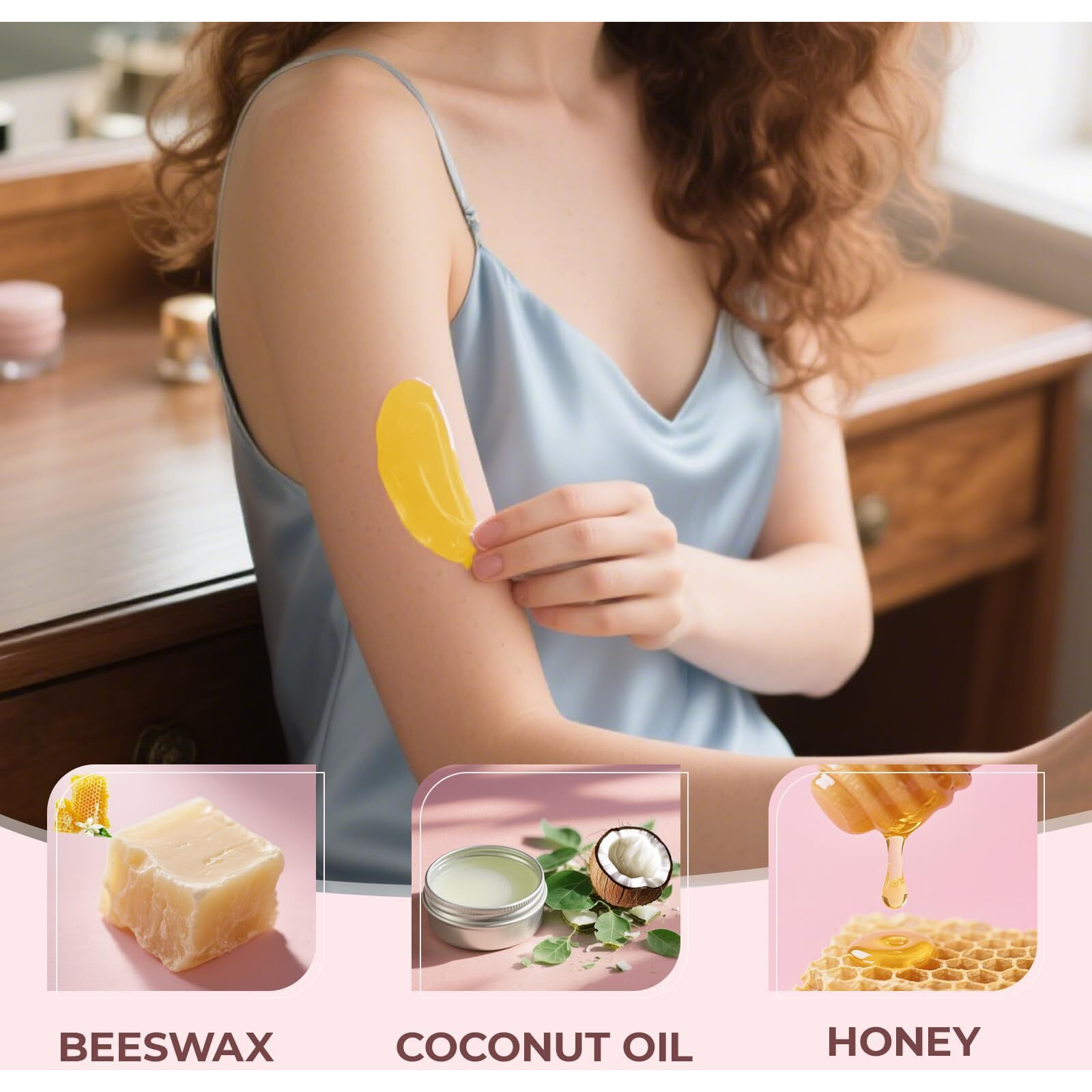 Hard Wax Beads For Hair Removal - 2.5Lb/40Oz Bulk Refill For Sensitive Skin, Brazilian, Bikini, Underarms, Face, Body Waxing With 20 Sticks (Honey)