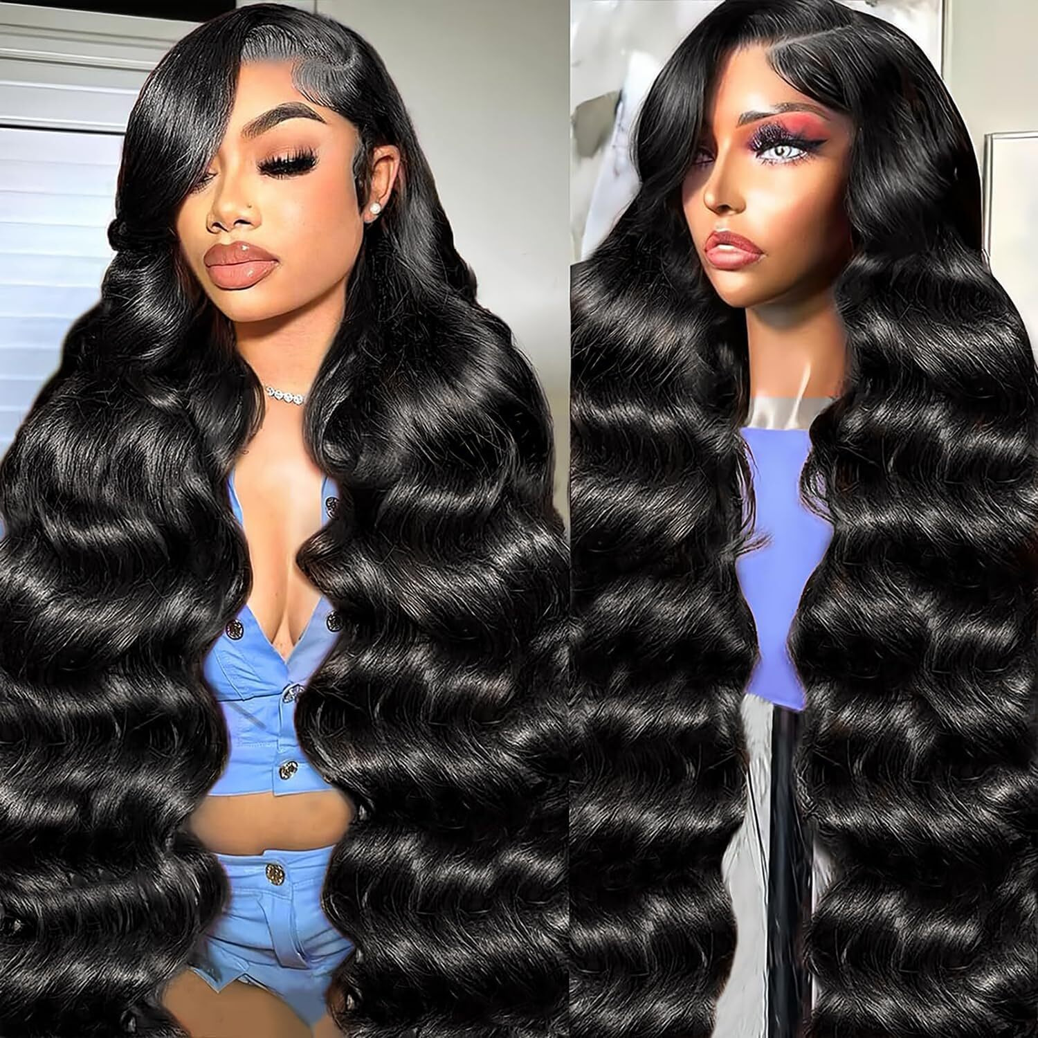 Twigoal Body Wave Glueless Wigs Human Hair Pre Plucked Pre Cut 5X5 Hd Lace Closure Wigs Human Hair For Women Wear And Go Glueless Body Wave Lace Front Wigs 30 Inch