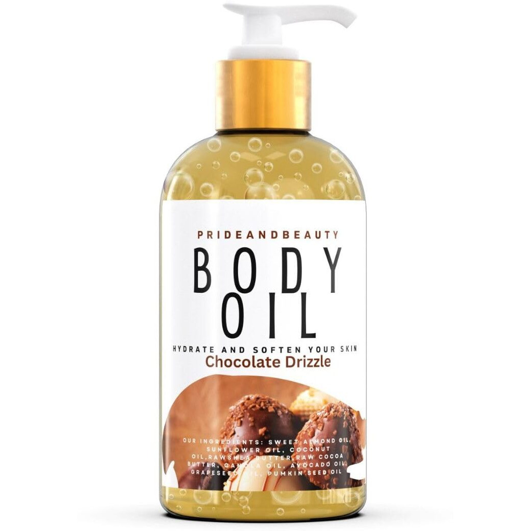 Vanilla Body Oil. After Shower Oil. Skin Hydrating Oil. Body Oil Scented. Body Oils For Women Dry Skin. (Vanilla Buttercream) (8 Ounces, Chocolate Bark)