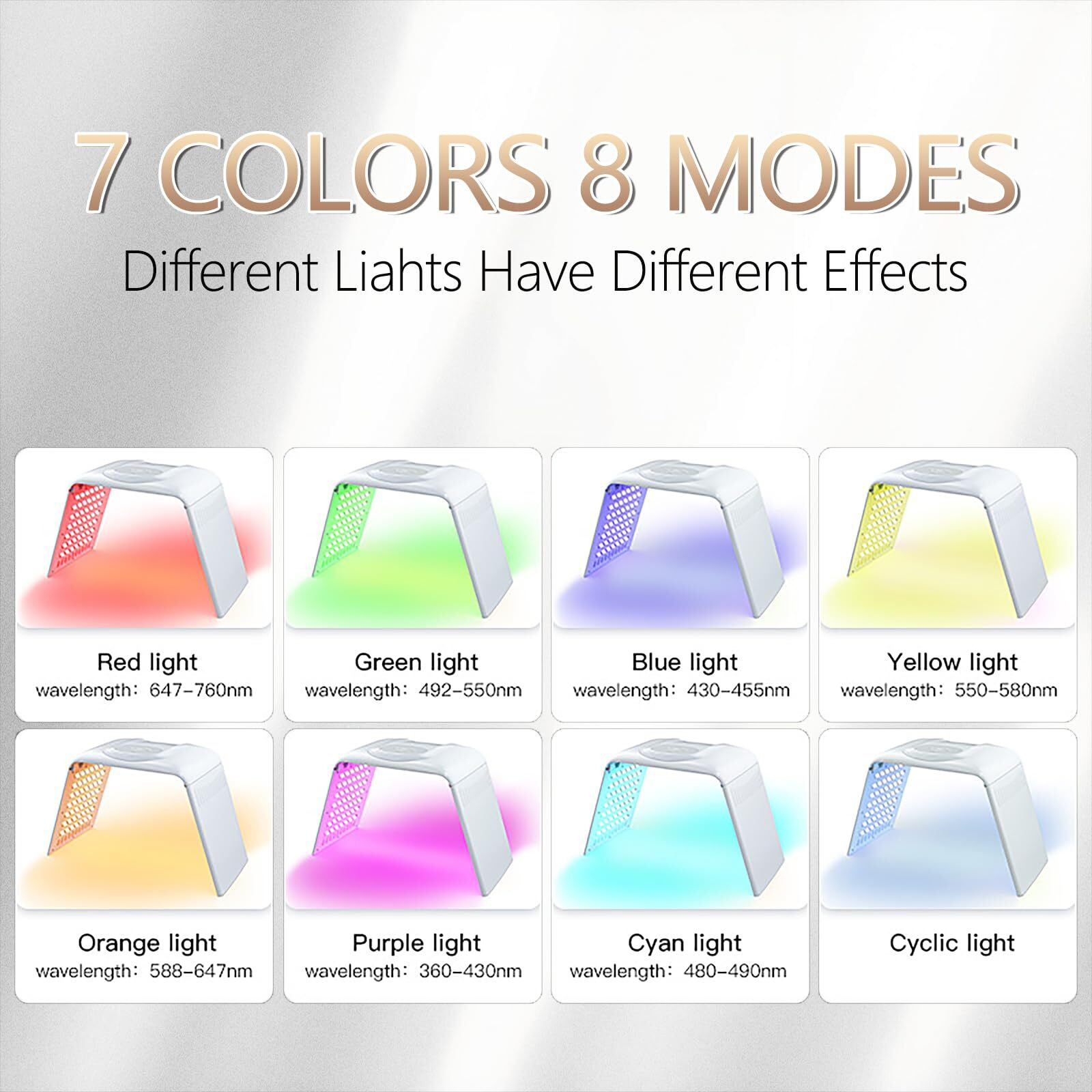 Red Light Therapy For Face,Red Light Therapy,Led Light Therapy For Face,7 Colors Light Therapy For Body Skin Care At Home