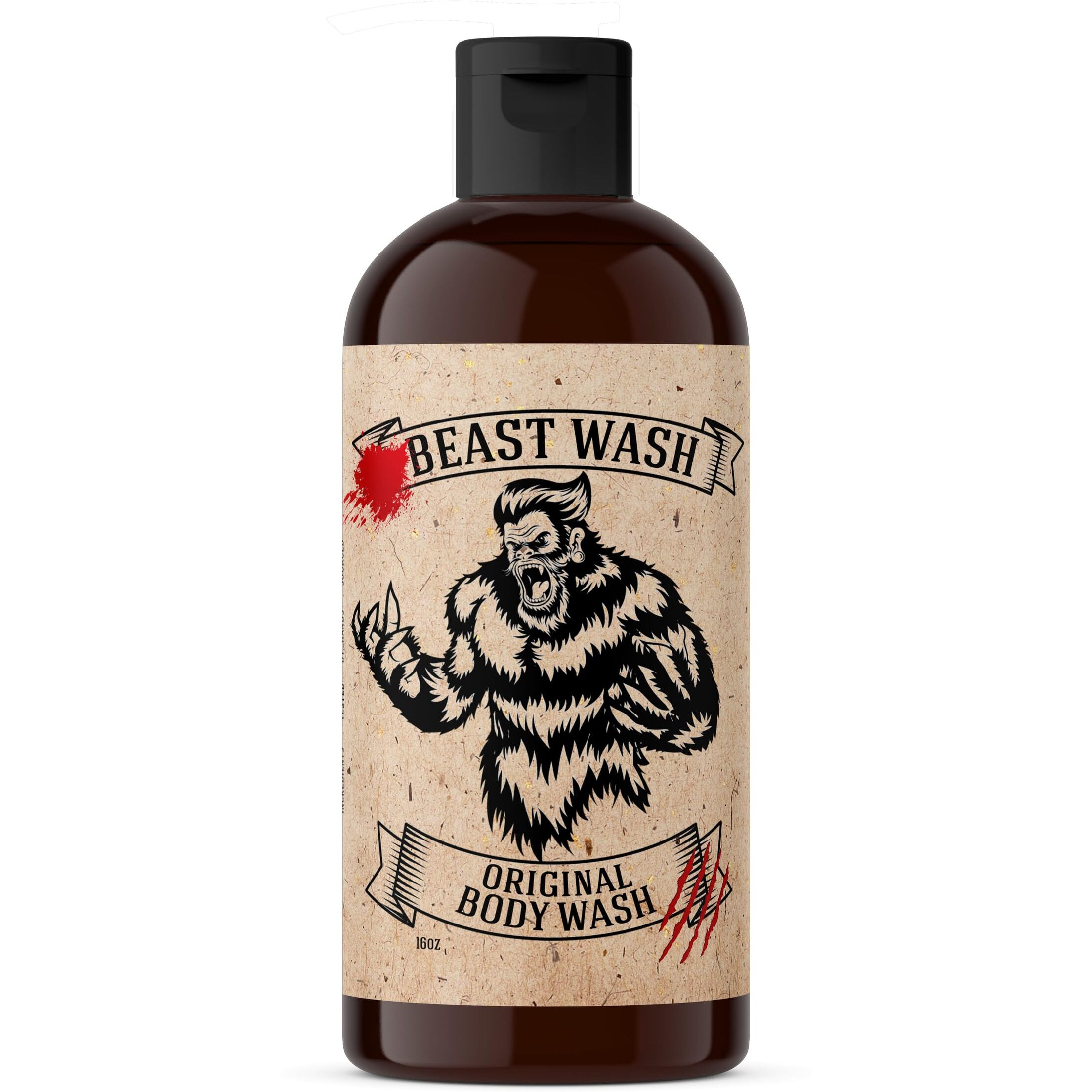 Johnny Slicks Body Wash - Supports Clean & Hydrated Skin - With Activated Charcoal, Organic Oils & Exfoliants - Original Scent - 16 Oz