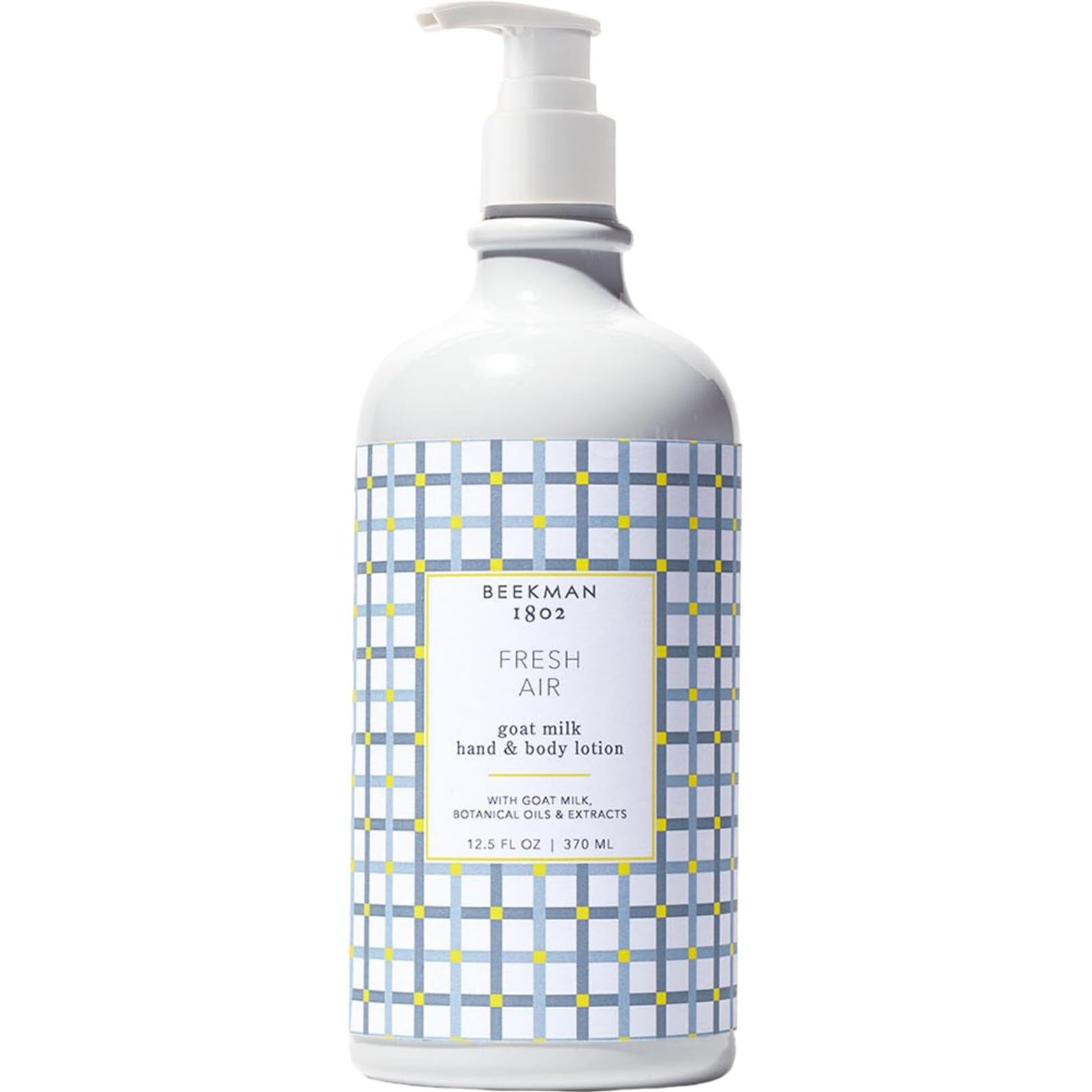 Beekman 1802 Goat Milk Body Lotion, Fresh Air - Scented - 12.5 Oz - Hydrating & Moisturizing With Shea Butter - For Sensitive Skin - Cruelty Free - Packaging May Vary - Pump Included, Ready For Use