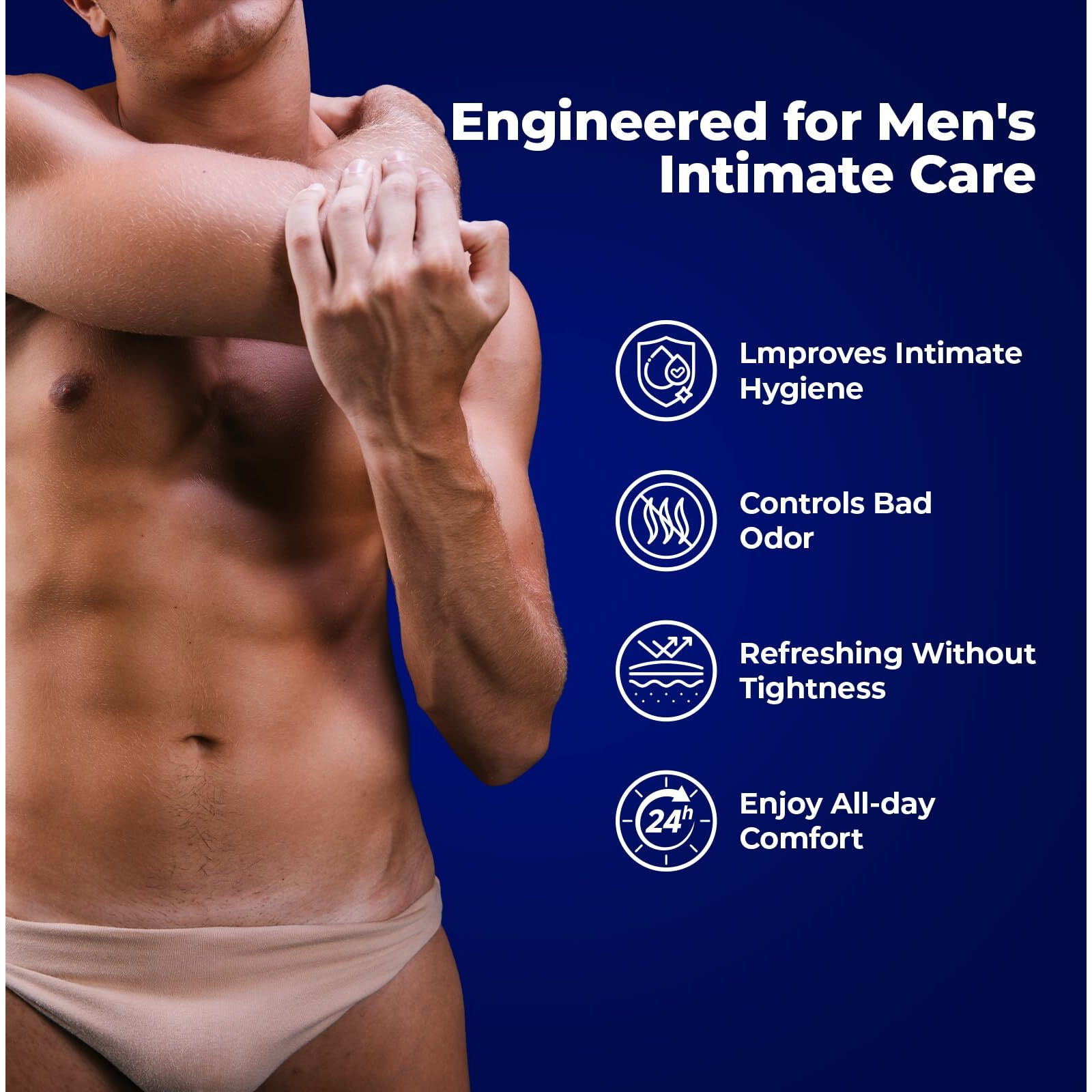 Silkyshark Mens Intimate Wash (8.5 Fl Oz), Mens Body Wash, Ph Balanced Body Washes, Mens Hygiene Essentials For Eliminates Bodily Odors, Intimate Washes For Soothes, Refreshes & Maintains Hygiene