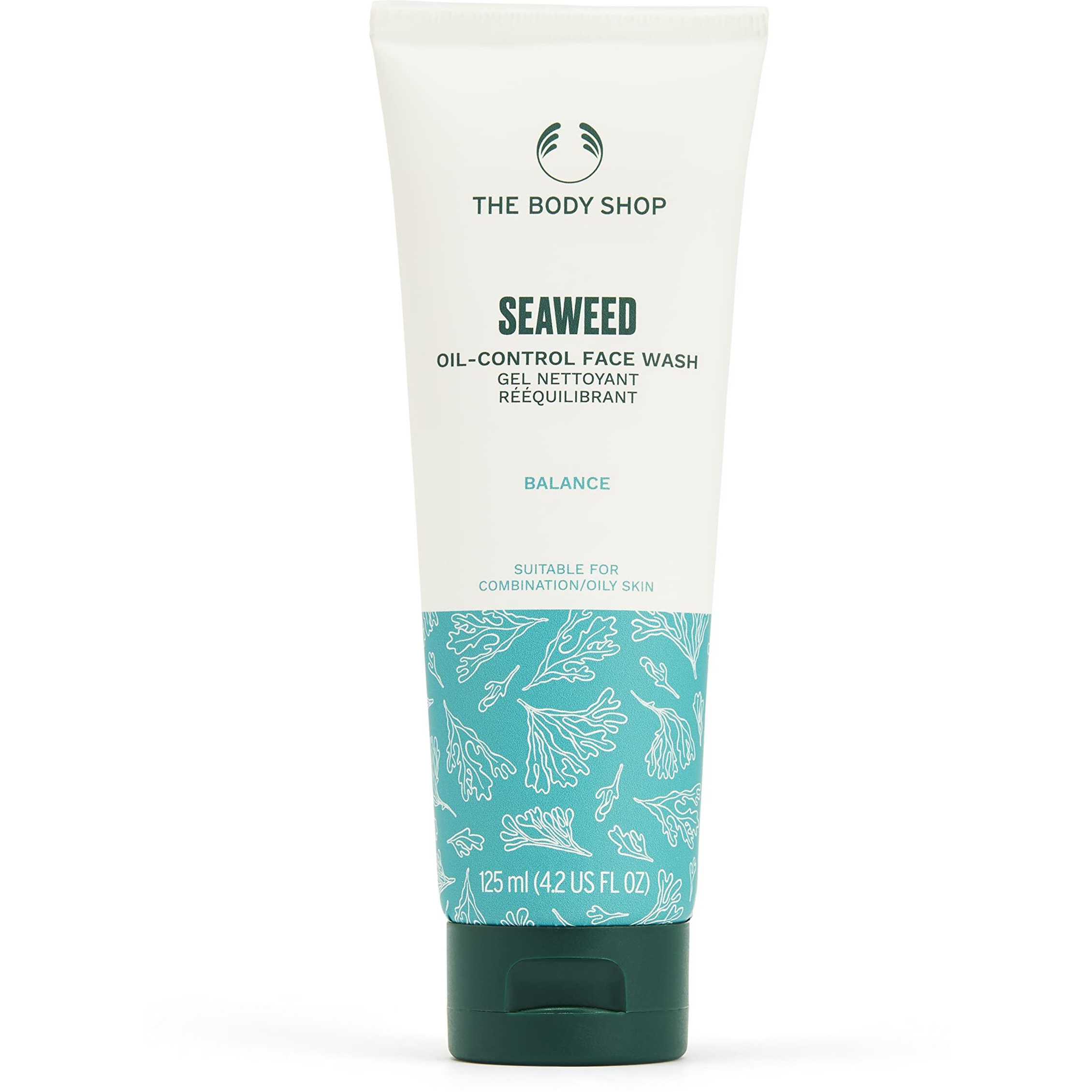 The Body Shop Seaweed Gel Cleanser, For Oily And Combination Skin, Vegan, 125Ml
