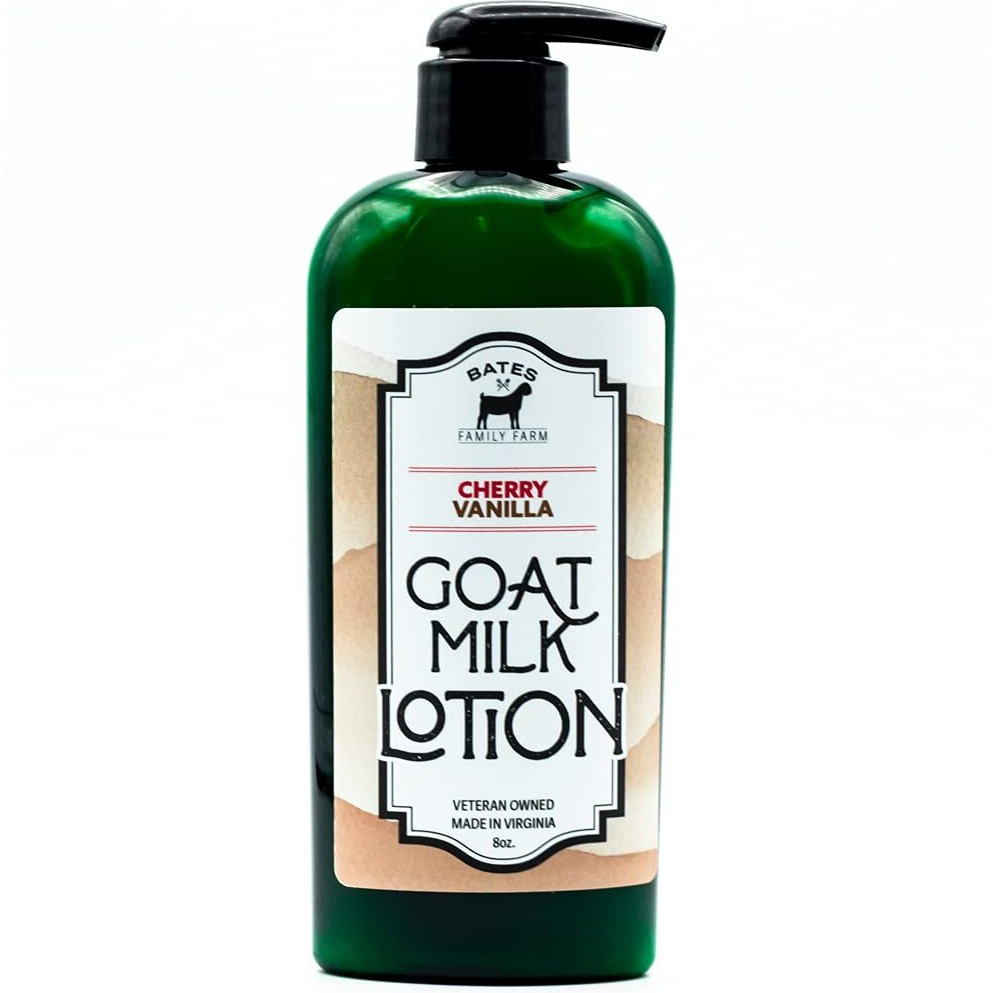 Bates Family Farm Goat Milk And Shea Butter Lotion 8 Oz (Cherry Vanilla)