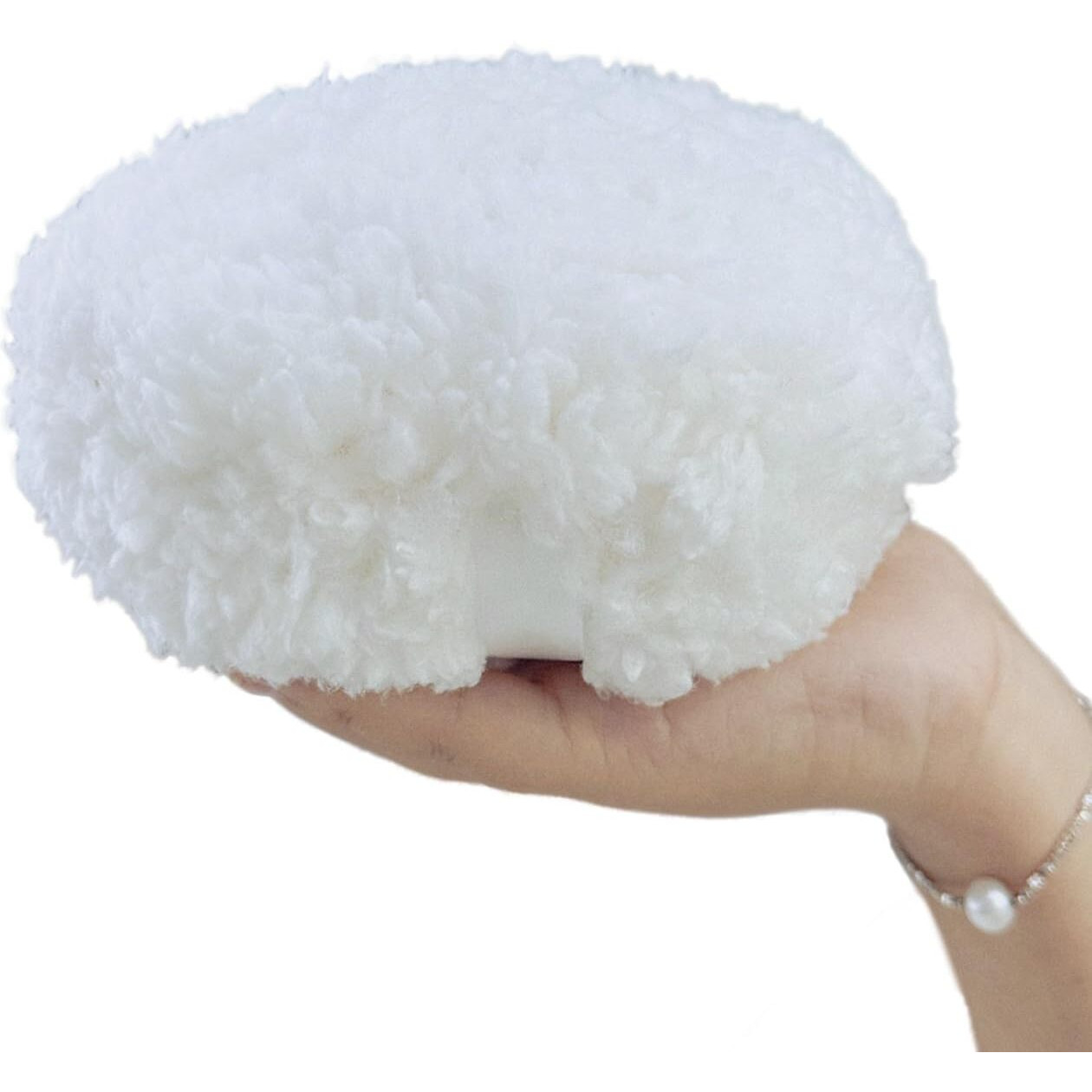 Topwon Oversize Powder Puff 6 Body Powder Applicator - Extra Large Powder Puffs For Men Women 1Pc