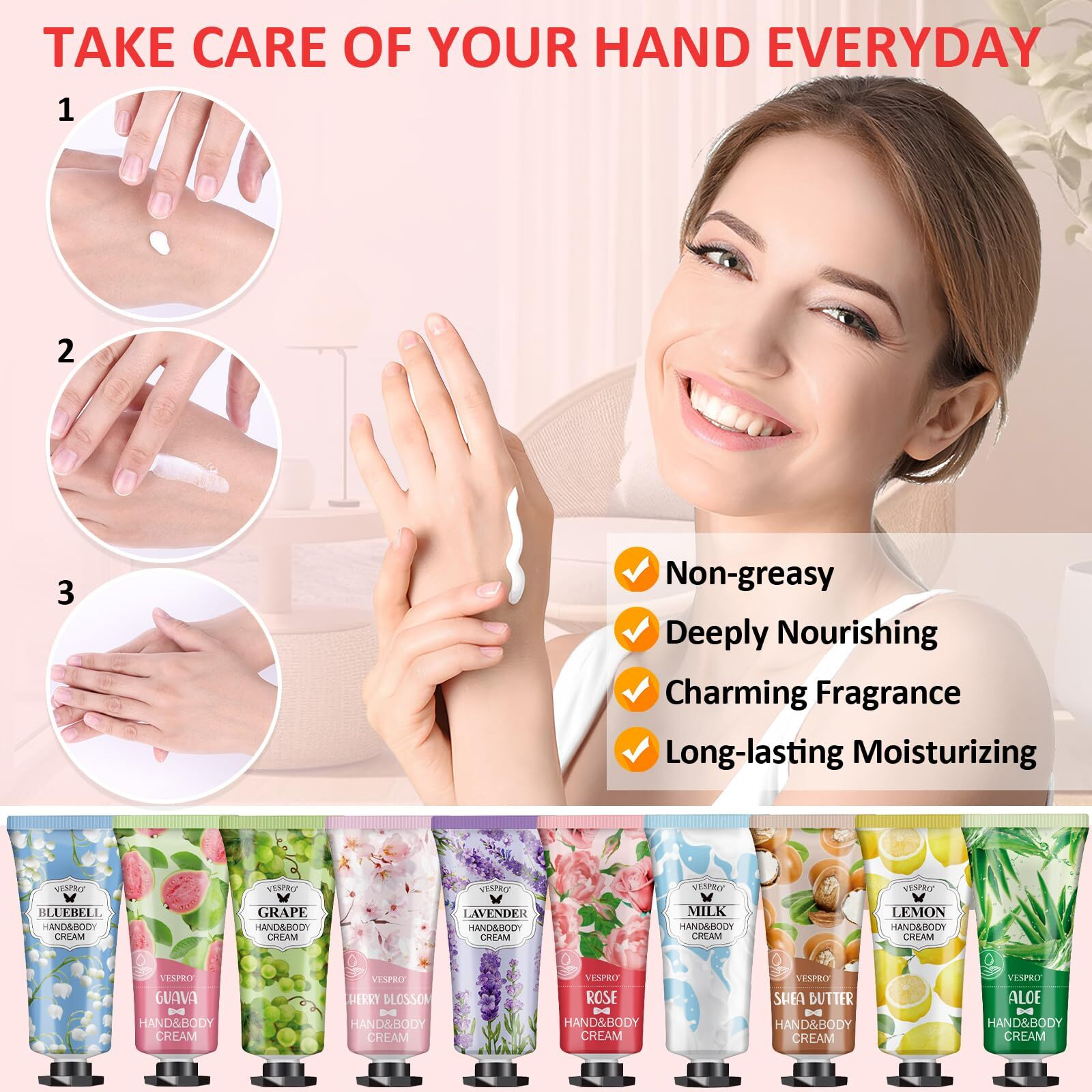210 Pack Moisturizing Hand Cream Gifts Set For Women, Hand Lotion Travel Size For Dry Cracked Hands, Bulk Fragrance Hand Lotion For Mom Gifts, Bridal Shower Favors, Bridesmaid Gifts, Thank You Gifts
