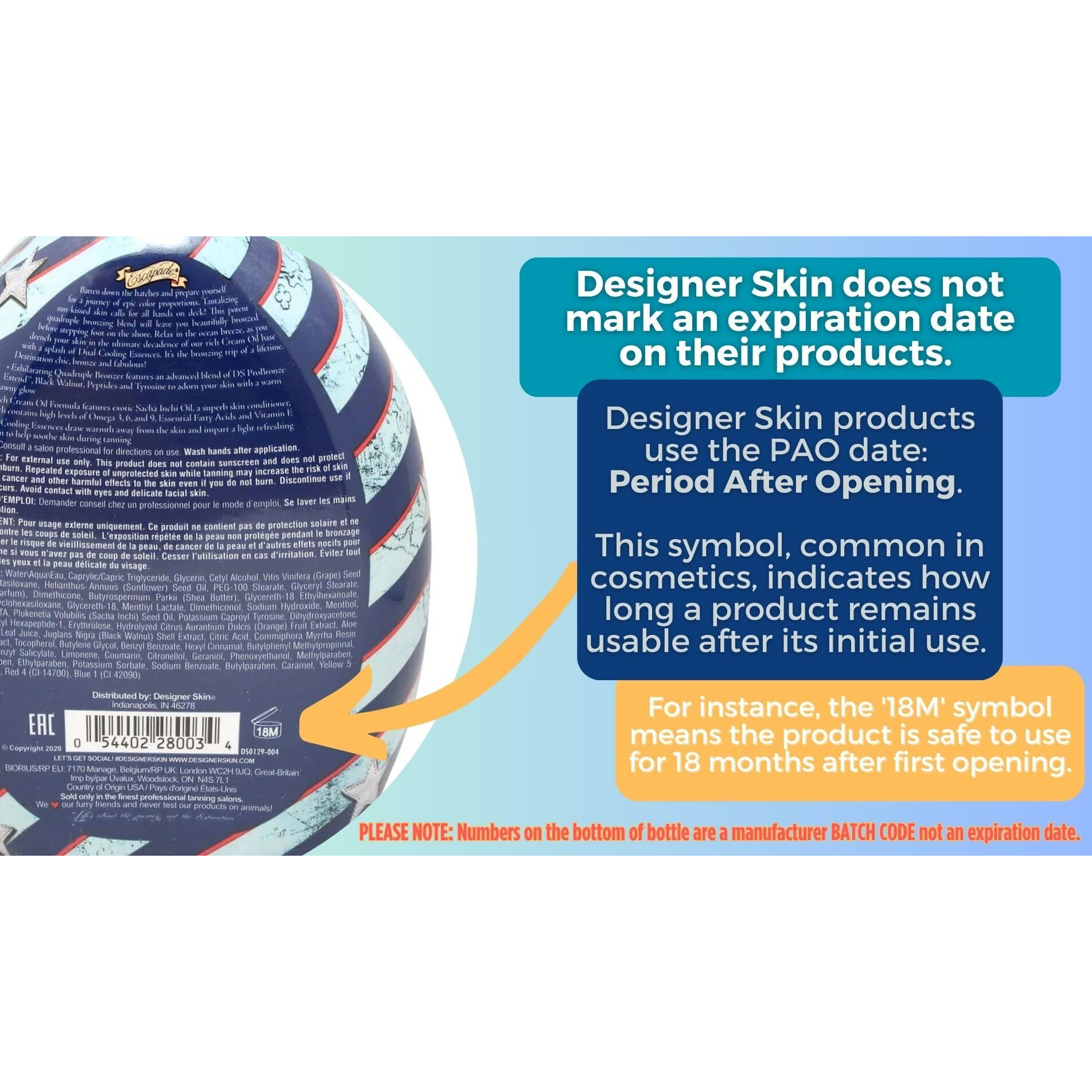 Australian Gold Designer Skin Escapade Quadruple Bronzer Indoor Outdoor Bronzer Tanning Lotion 13.5 Fl Oz