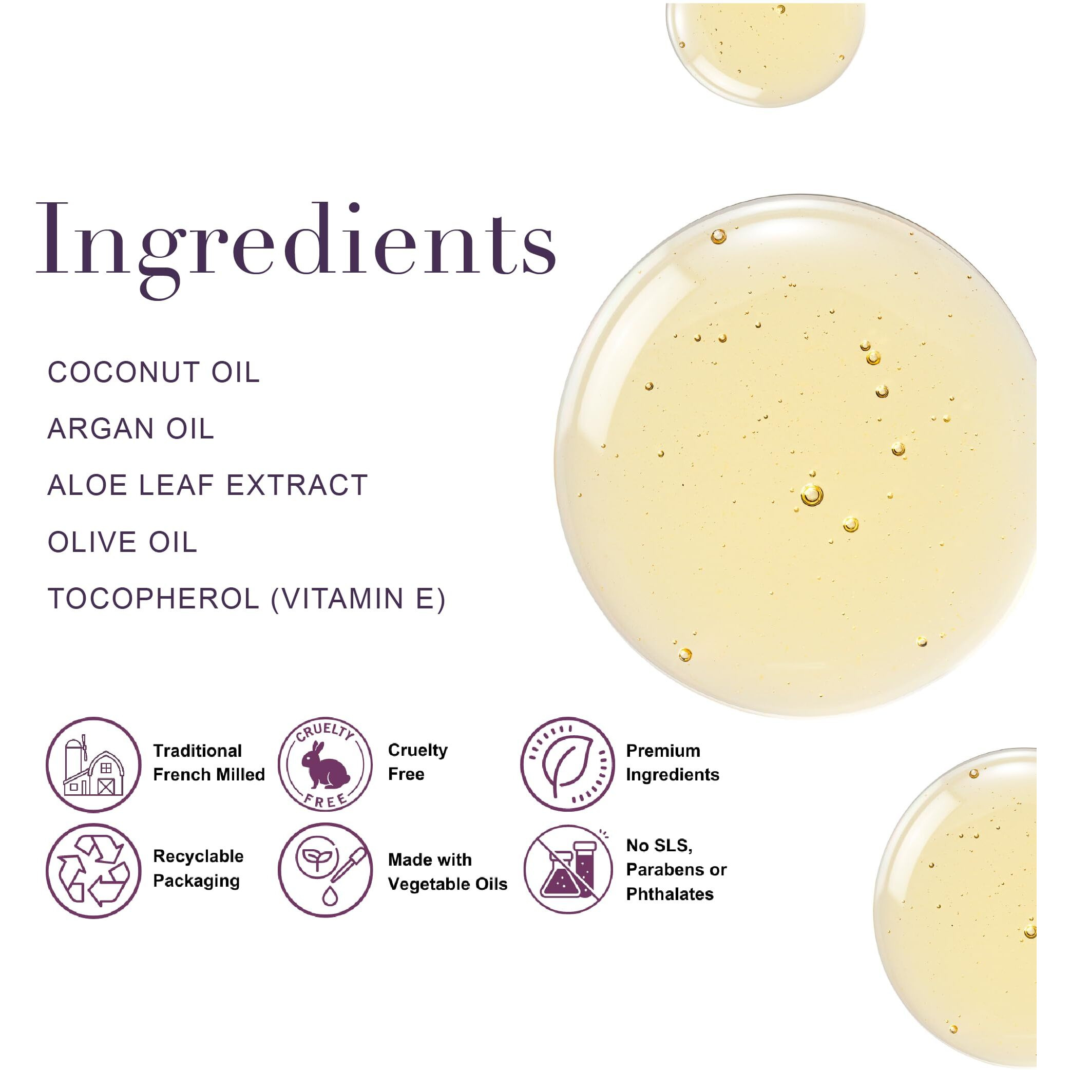 A La Maison French Hydrating Liquid Body Wash, Honeysuckle - Natural Body Wash Made With Essential Oils - Biodegradable, Plant-Based, Vegan, Cruelty-Free, Alcohol & Paraben Free (25.36 Oz, 1 Pack)