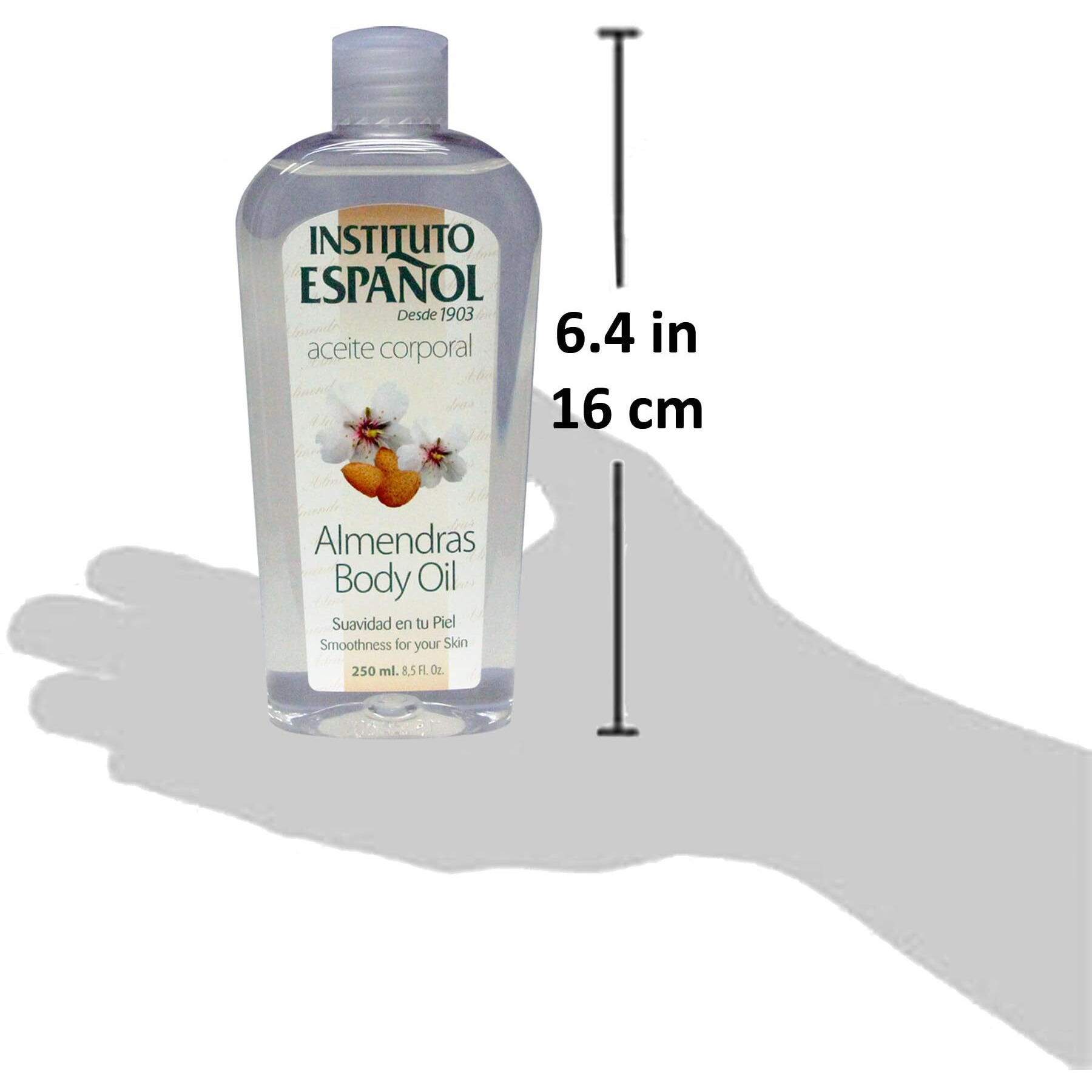 Instituto Espaol Almond Body Oil, Smoothness For Your Skin, 2-Pack Of 8.5 Fl Oz Each, 2 Bottles