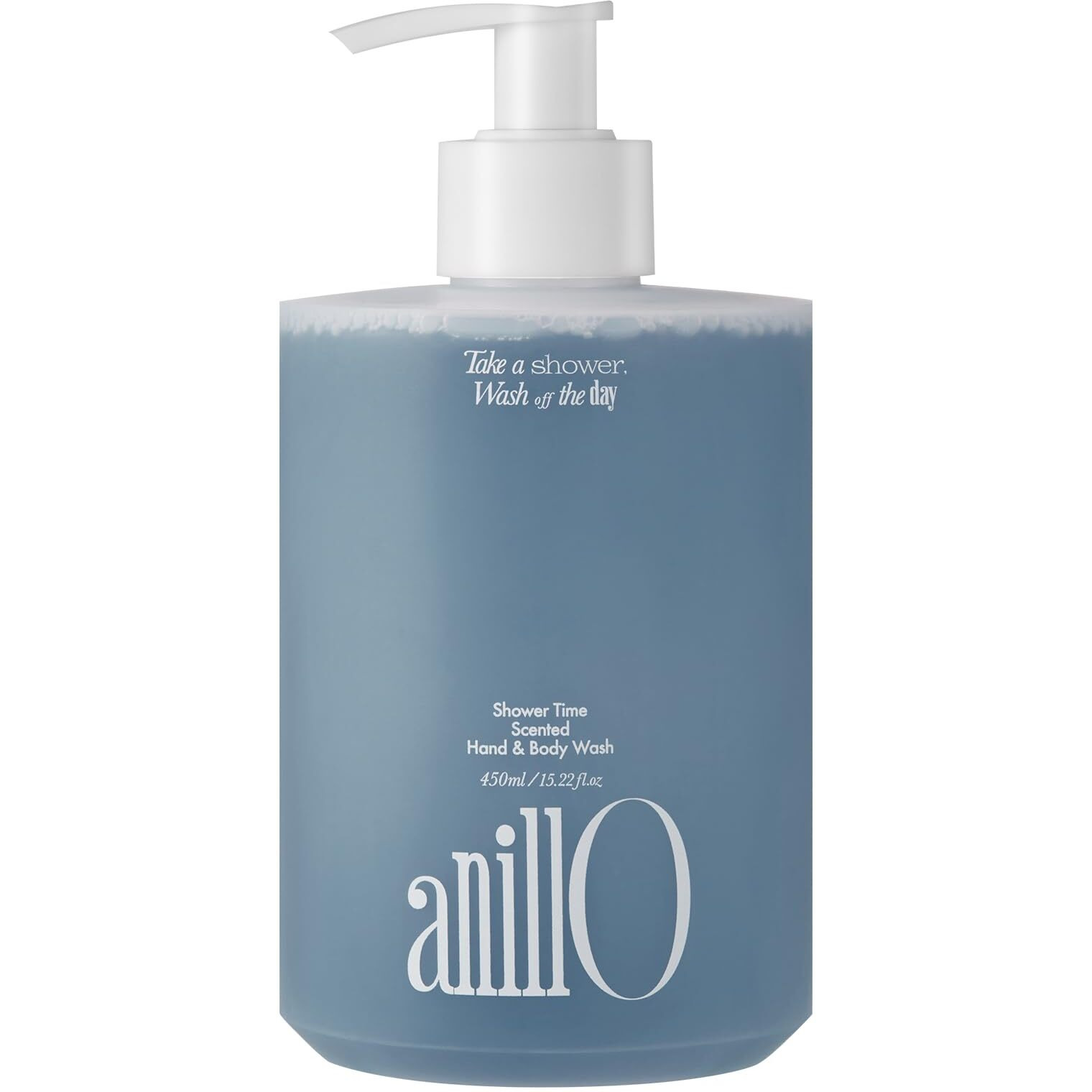 Shower Time Scented Body Wash - Vegan Hand & Body Cleanser With Ceramide & Botanical Oils, Blue Agave Scent, Free From Paraben, Sulfate, Silicone, 15.22 Fl.Oz