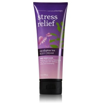 Bath Body Works Aromatherapy Stress Relief Eucalyptus Tea 8.0 Oz Body Cream