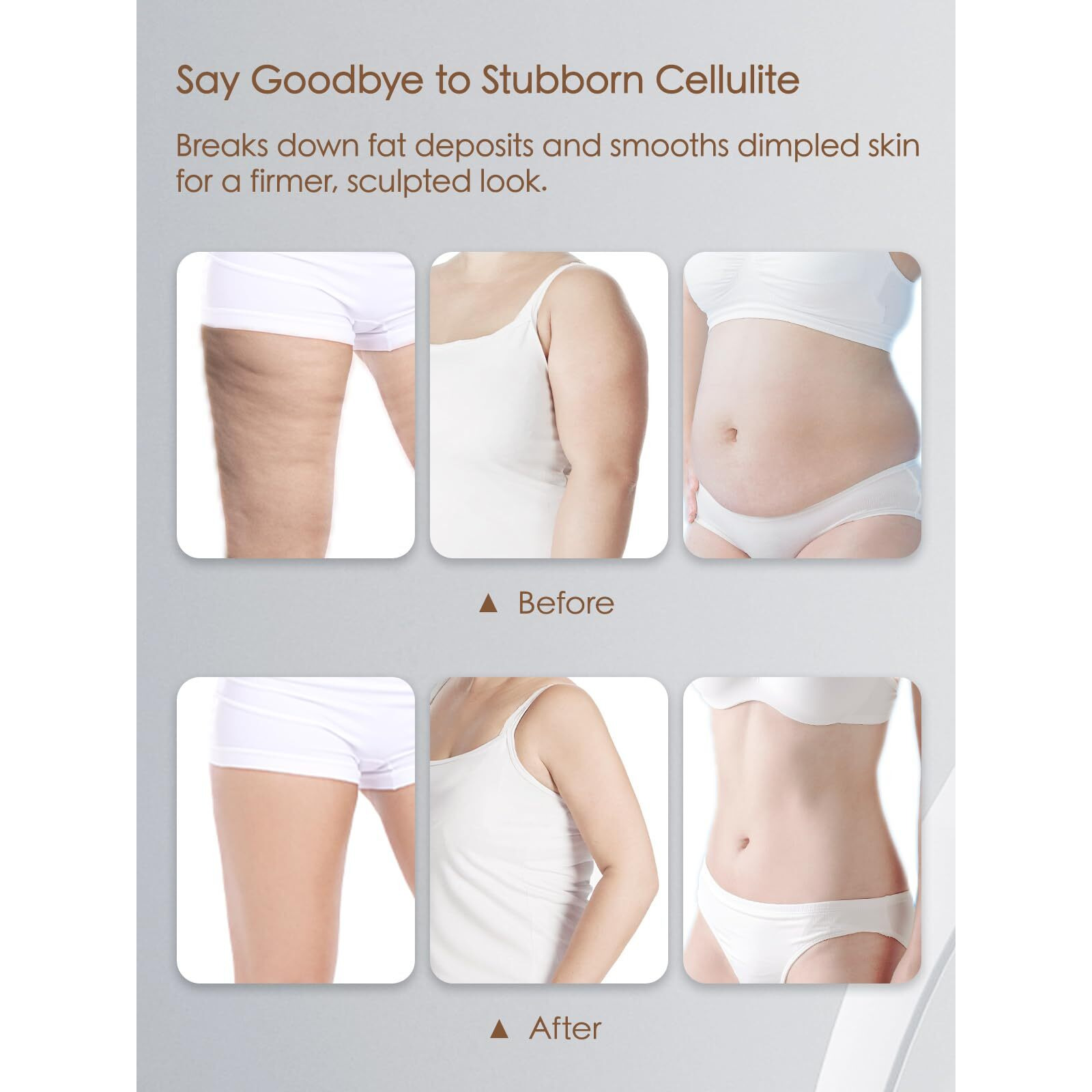 Paiaito Lymphatic Drainage Massager & Anti Cellulite Massage Tool, Helps Reduce Stretch Marks & Cellulite, For Legs, Arms & Belly, Body Sculpting Machine With Microcurrent, Light, Heat & Vibration,Red