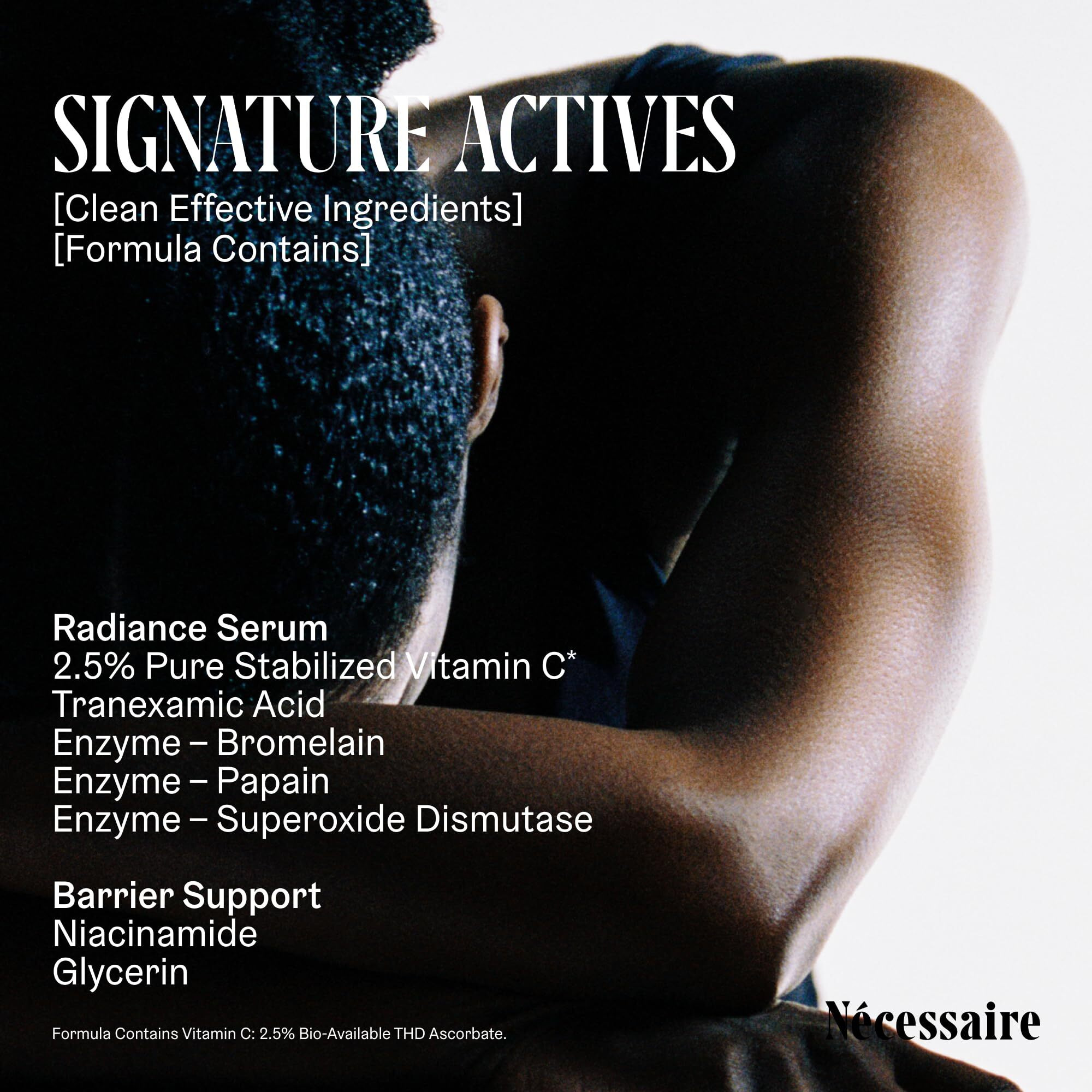 N  Cessaire The Body Vitamin C Serum | Pure Vitamin C, Tranexamic Acid And Enzymes Treatment For Women + Men | Brightens + Evens Skin Tone | Dermatologist-Tested. Hypoallergenic (150 Ml/5.1 Oz)