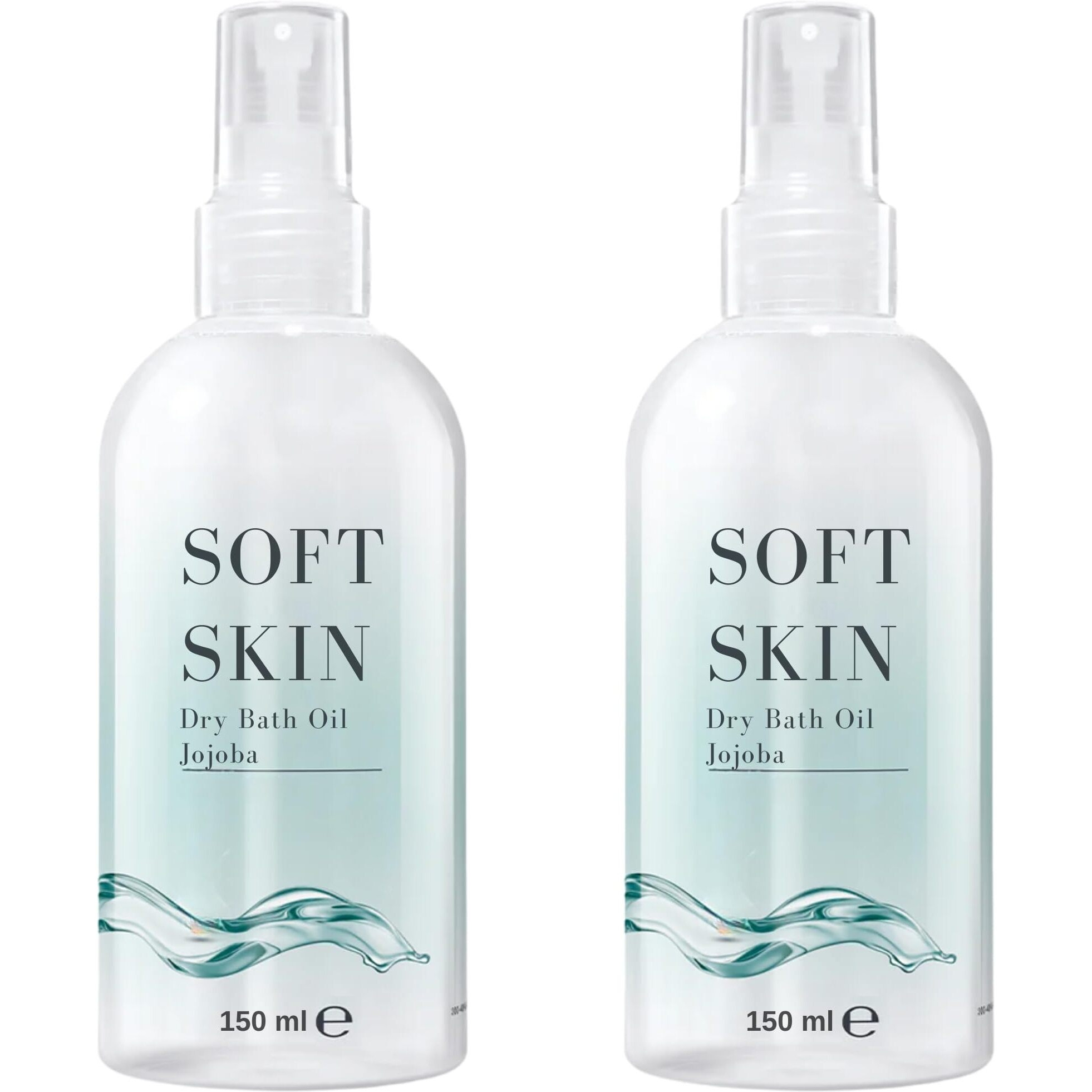 Soft Skin Jojoba Original Dry Oil Spray - 5.28 Fl.Oz, Body Oil After Shower, Pack Of 2 (10.56 Fl.Oz)