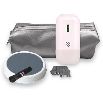 NoNo Micro Hair Removal Device For All Skin Tones, Body & Facial Hair Removal For Women & Men, Rechargeable, & Portable Hair Removal Device, Hair Remover For Face & Body - Light Pink