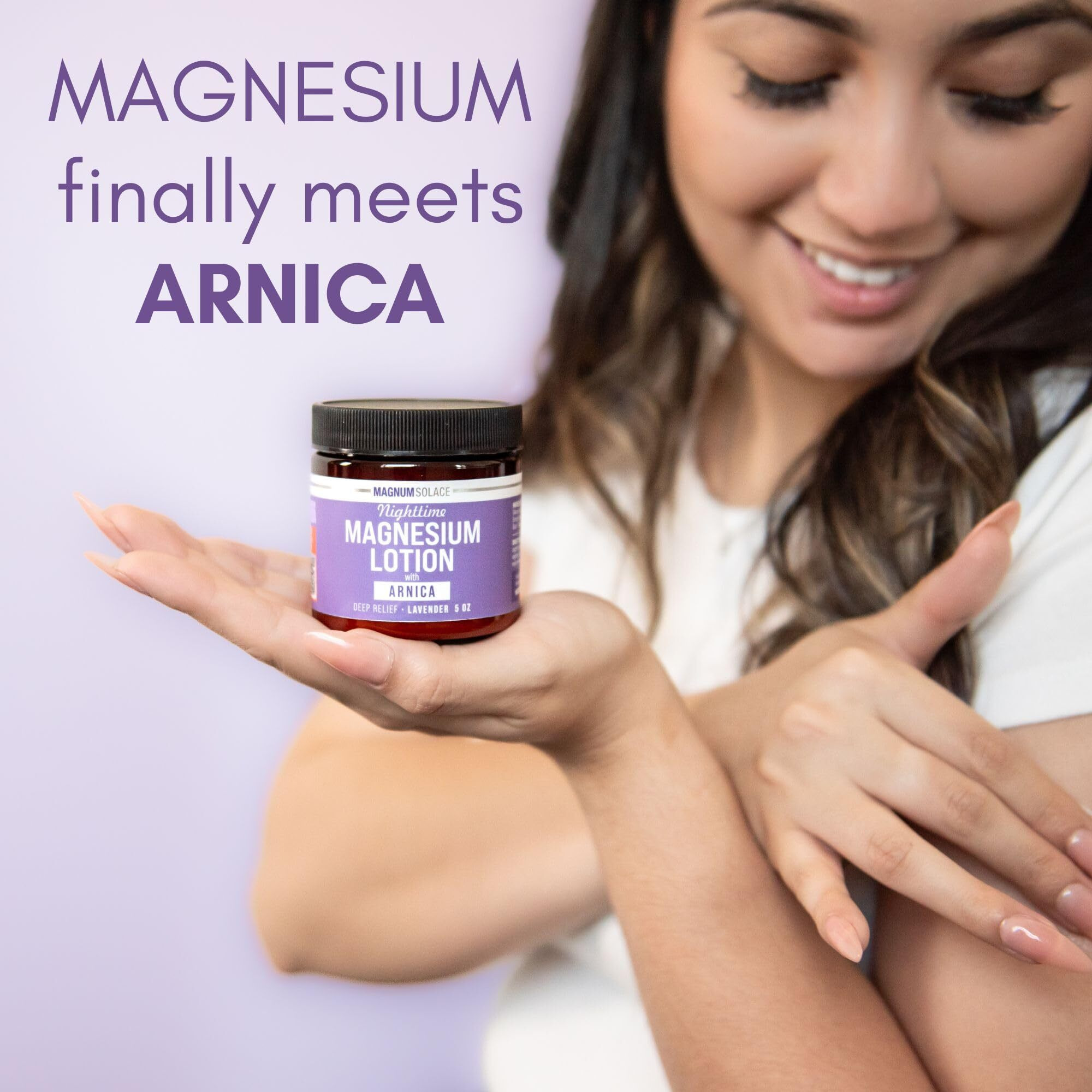 Nighttime Magnesium Lotion For Kids - With Arnica - Soothing Relief & Relaxation, Highly Concentrated Magnesium For Muscles - Apply To Legs Or Feet Before Bed - Skin-Friendly For Babies And Kids