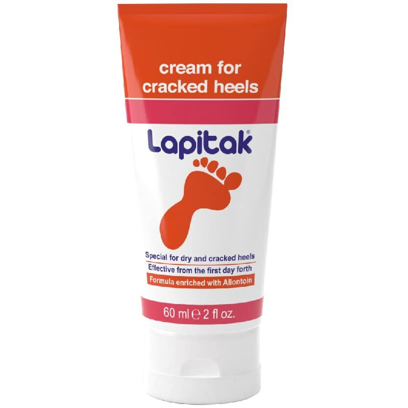 Lapitak Cracked Heel Treatment Foot Cream Dry Feet Lotion For Extremely Dry Skin Foot Scrubber Dead Skin Remover Athletes Foot Treatment Fast Cracked Heel Repair Healthy Feet Sensitive Skin 2 Oz.