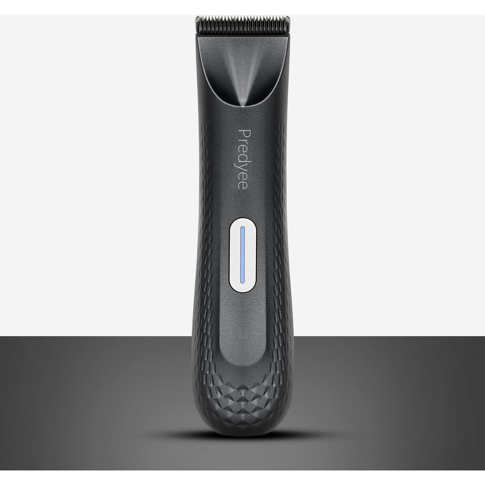 Predyee Manscape Trimmer For Men - Ipx7 Waterproof Ball/Body Trimmer W/Led Light & Ceramic Blade, 120Min Groomer For Pubic/Groin/Chest, Usb-C Fast Charge, No Nicks, Gifts For Him Dad Husband