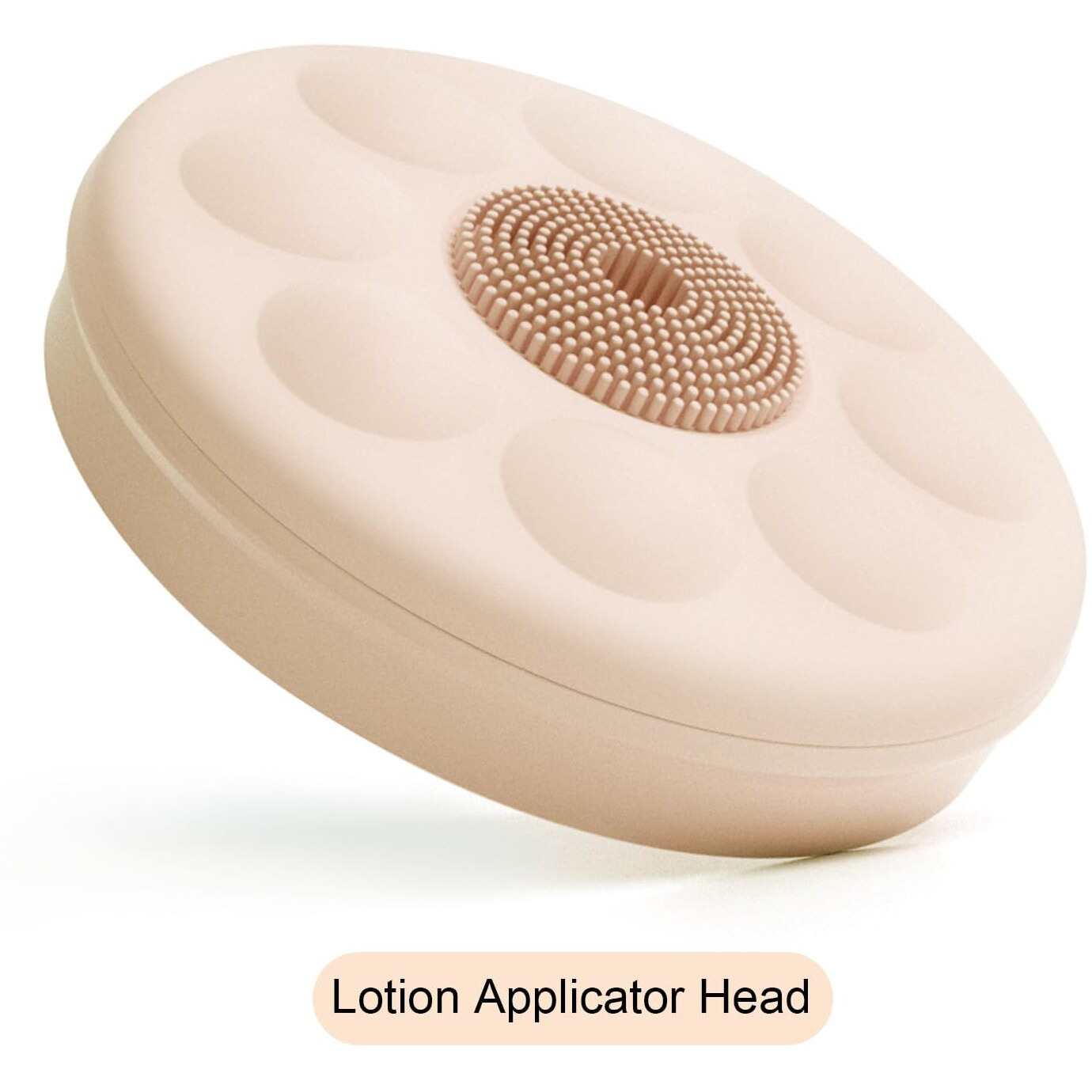 Oh,Xiyu. Electric Body Brush Bath Brush Head - Lotion Applicator Head, Chrysanth Pink, Only Suitable For Oh,Xiyu. Xy1 Electric Bath Brush