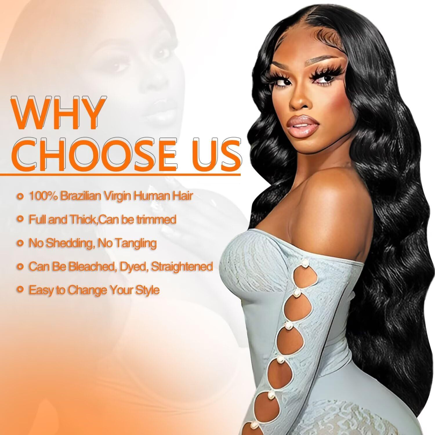 12A Human Hair Bundles 14 16 18 Inch Body Wave Bundles Human Hair 100% Unprocessed Brazilian Virgin Hair 3 Bundle Weave Human Hair Extensions Real Human Hair For Women Natural Black