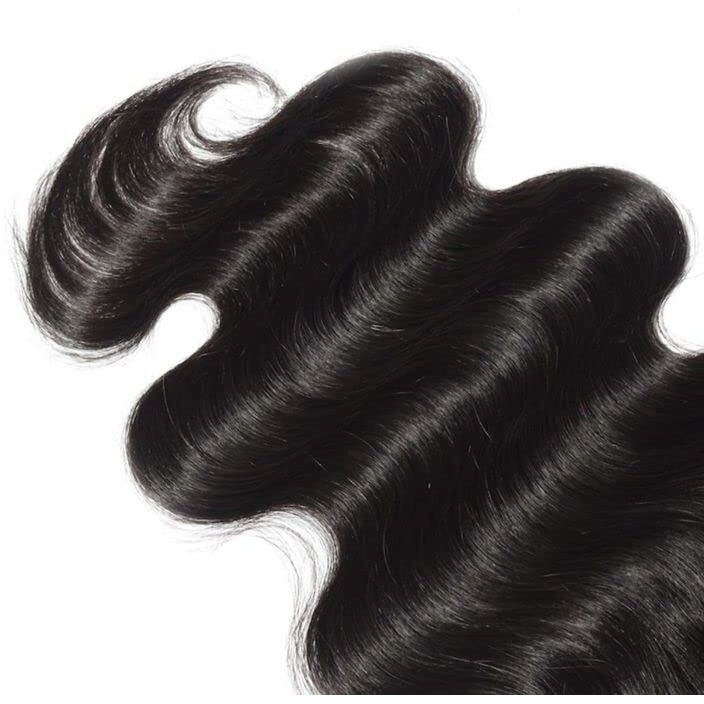 Body Wave Bundles Human Hair 16 18 20 Inch 100% Unprocessed Brazilian Hair 12A Grade 3 Bundles Human Hair Body Wave Hair Extensions For Women Natural Black