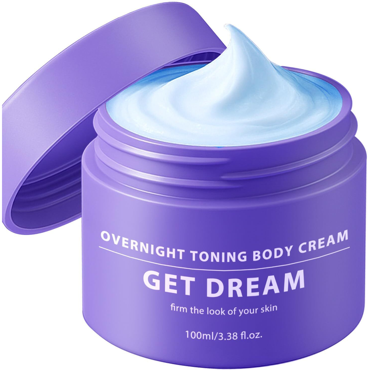 Rennelyn Get Dream Overnight Toning Whip Body Firming Cream Cellulite Remover For Legs And Body - Skin Tightening Cream For Body With Caffeine & Vitamin C